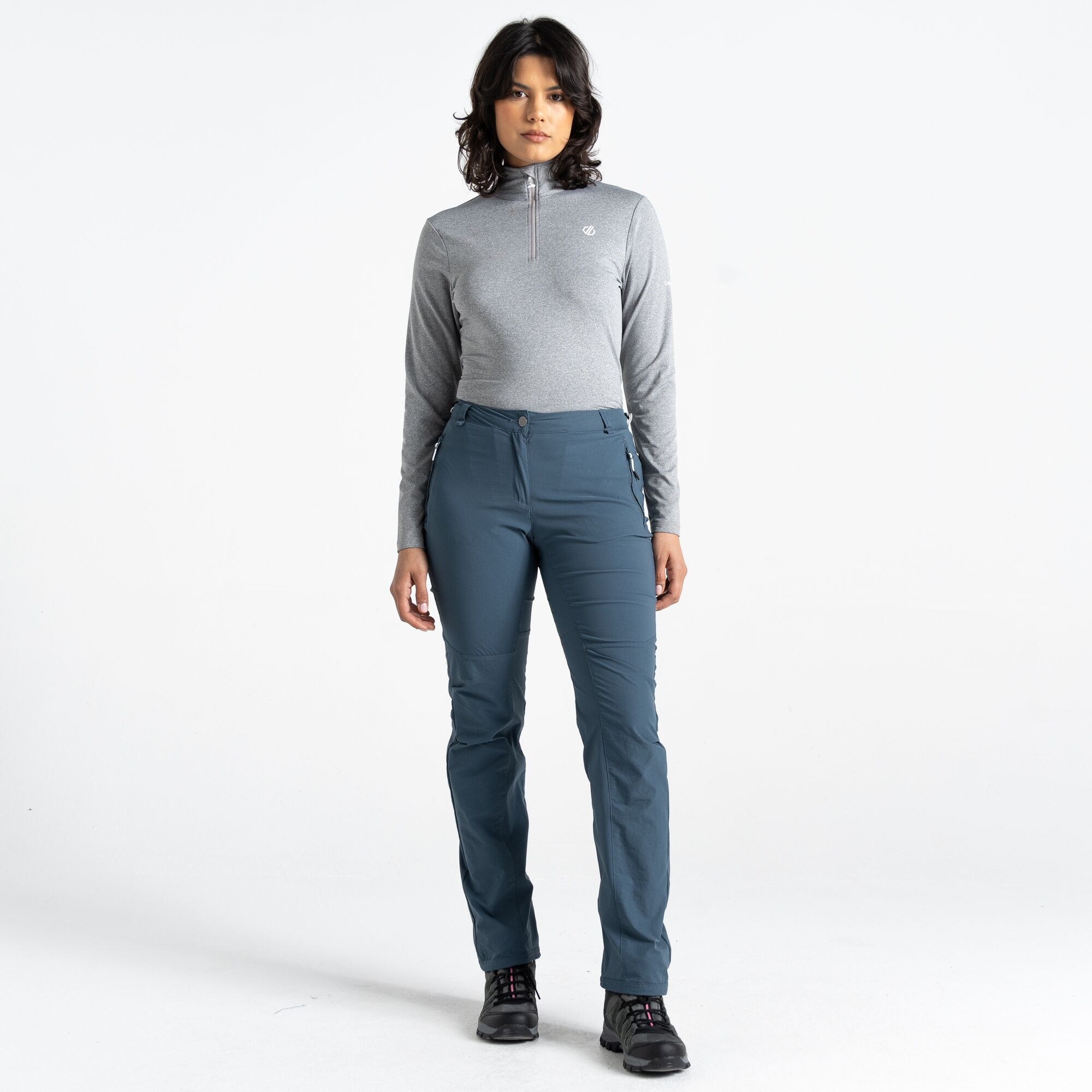 Dare 2B Women's Grey Melodic Ii Stretch Walking Trousers Orion : Small