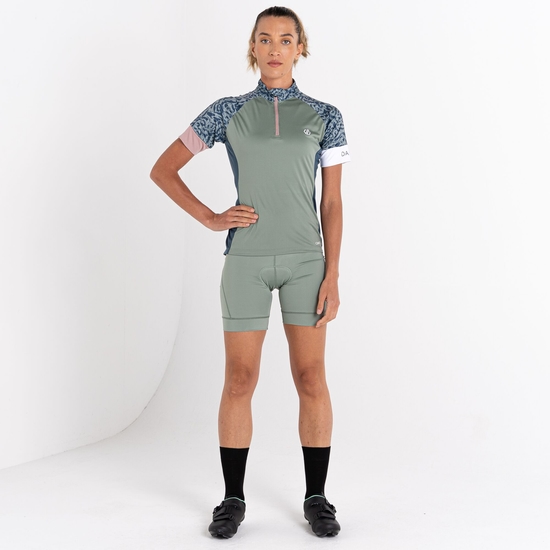Dare 2b - Women's Habit Cycling Short Lilypad Green