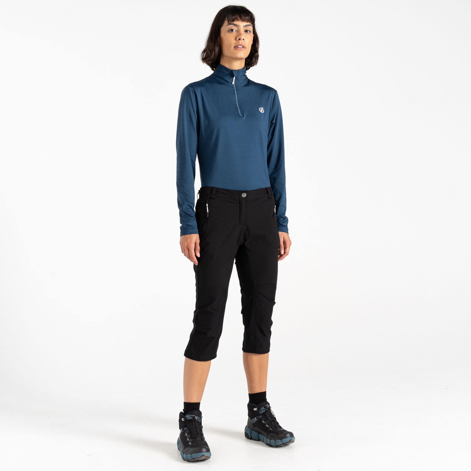 Dare 2b Damskie spodnie trekkingowe 3/4 Melodic II Czarny