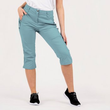 Length Walking Trousers Cameo Green
