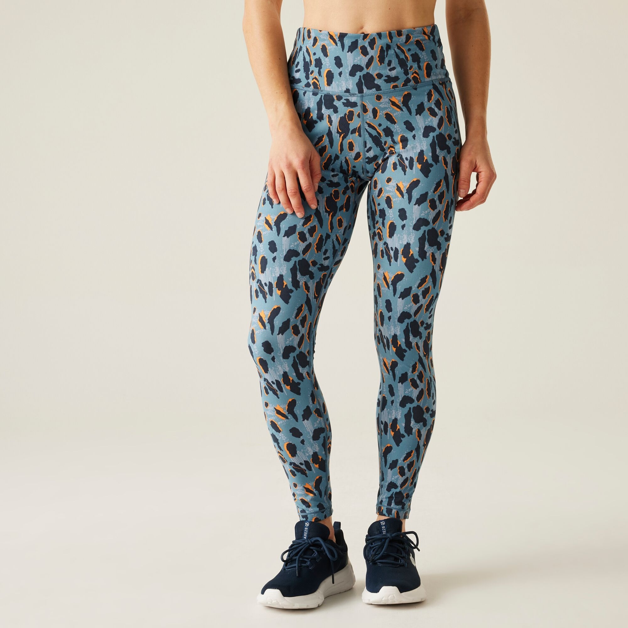 Dare 2b - Damskie Legginsy do ćwiczeń Influential Niebieski, Rozmiar: 38