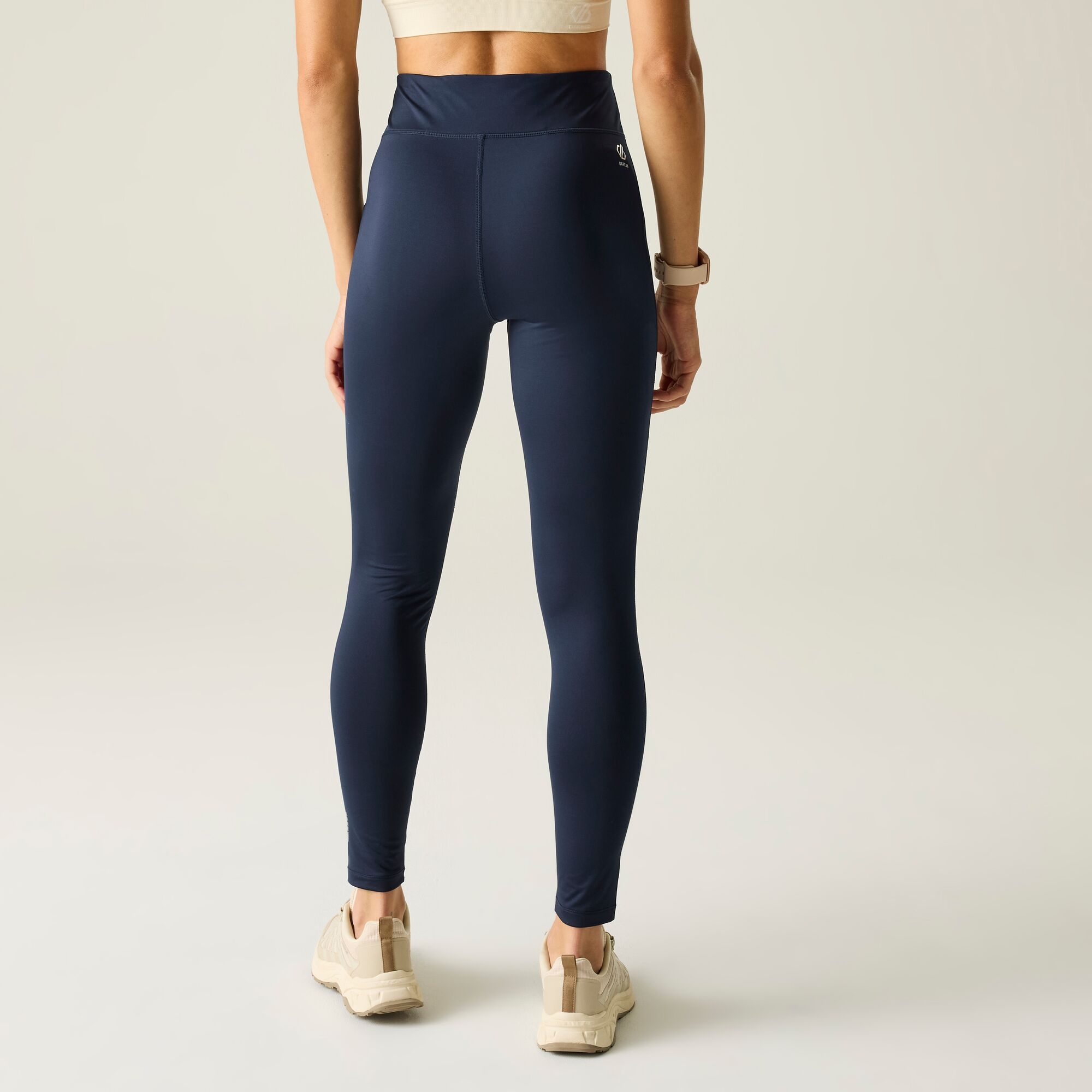 Dare 2b   Legginsy sportowe damskie szybkoschnące Legitimate Niebieski