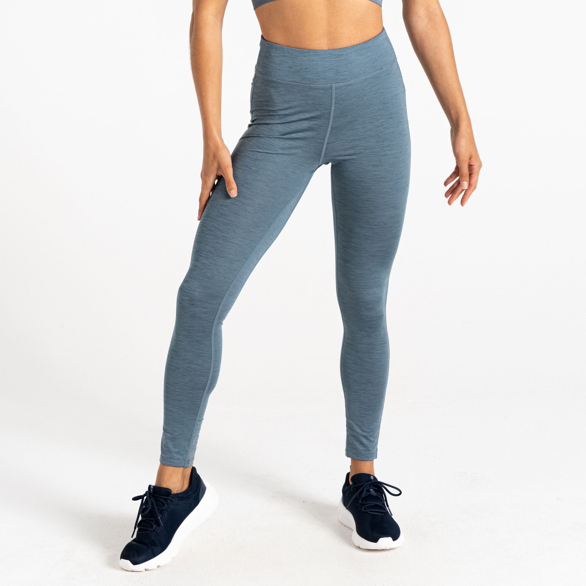 Dare 2b   Legginsy sportowe damskie szybkoschnące Legitimate Szary