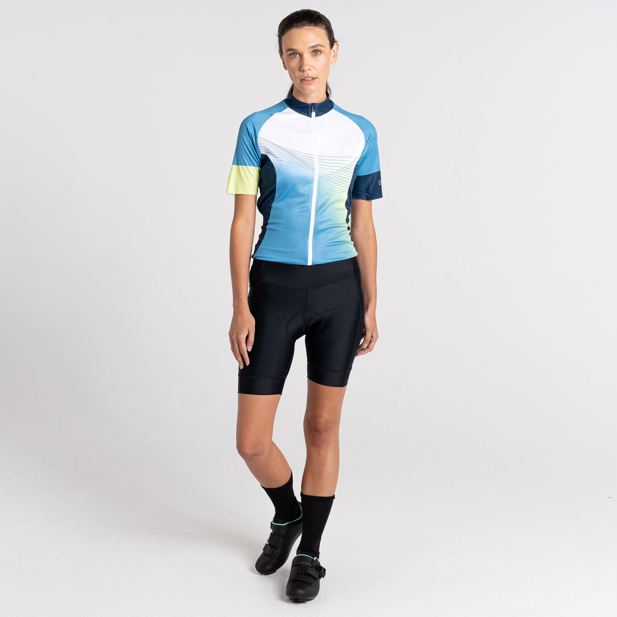 Dare 2b - Damskie Szorty Rowerowe Prompt Czarny, Rozmiar: 40
