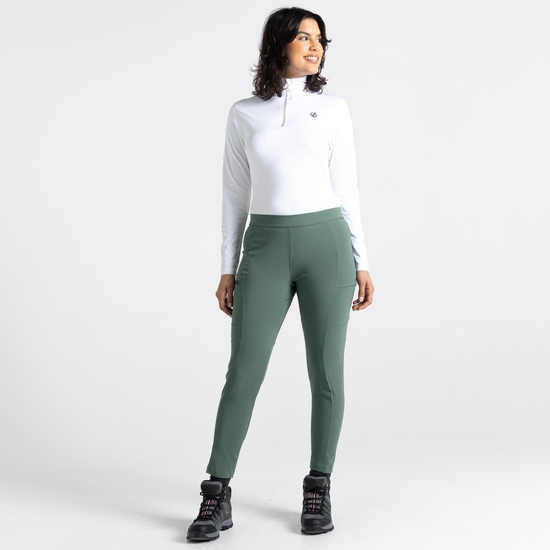 Women's Melodic II Walking Leggings Duck Green