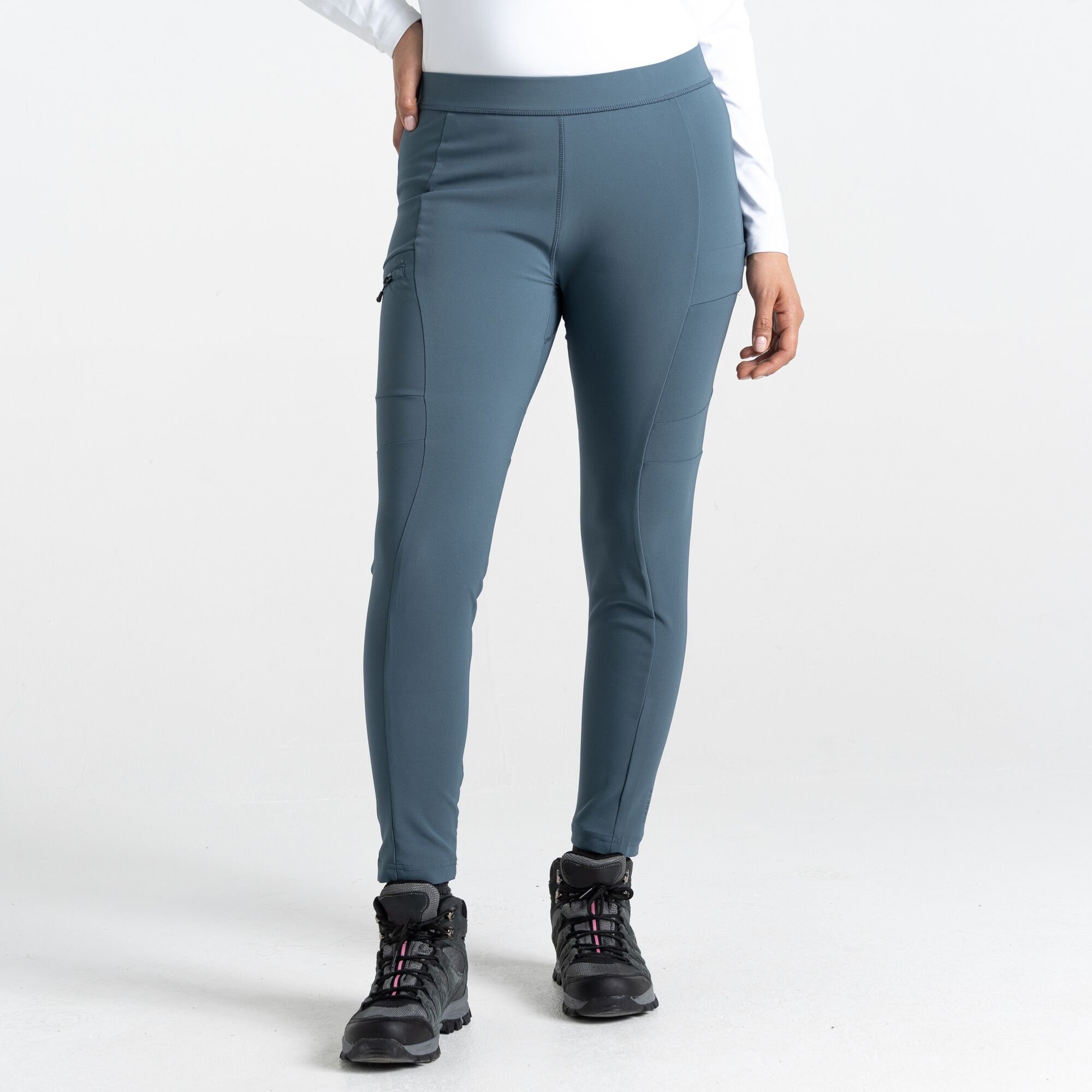 Dare 2b - Damskie Legginsy Melodic II Niebiesko-pomarańczowy