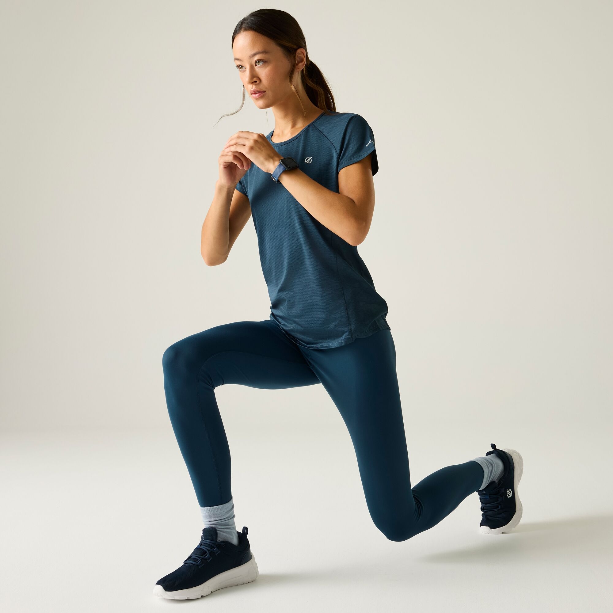 Dare 2b Legginsy sportowe damskie Revived II Niebieski