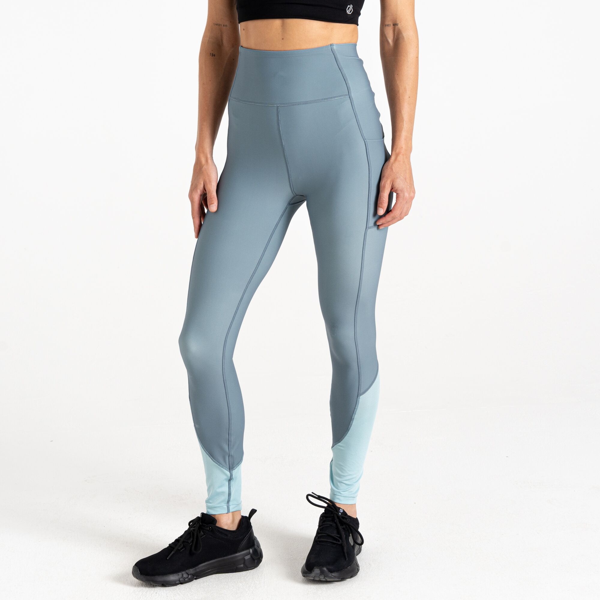 Dare 2b Legginsy sportowe damskie Power Zielony