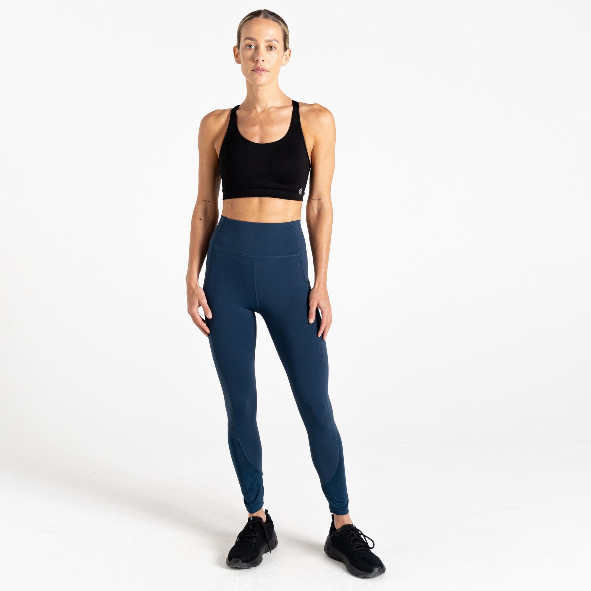 Dare 2b - Damskie Legginsy Power Niebieski, Rozmiar: 42