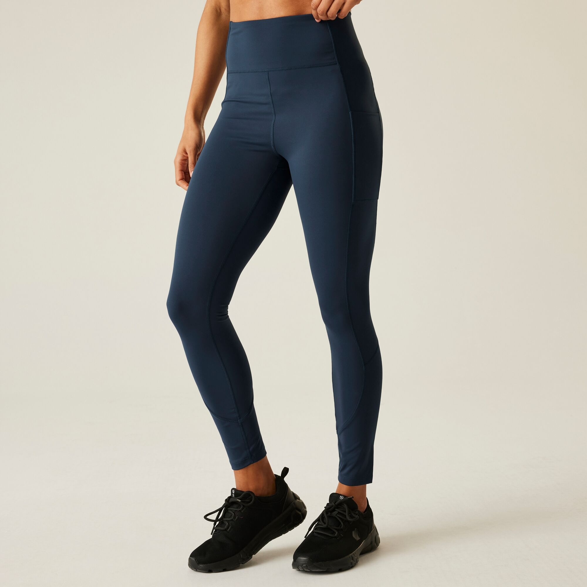 Dare 2b   Legginsy sportowe damskie szybkoschnące Power Niebieski