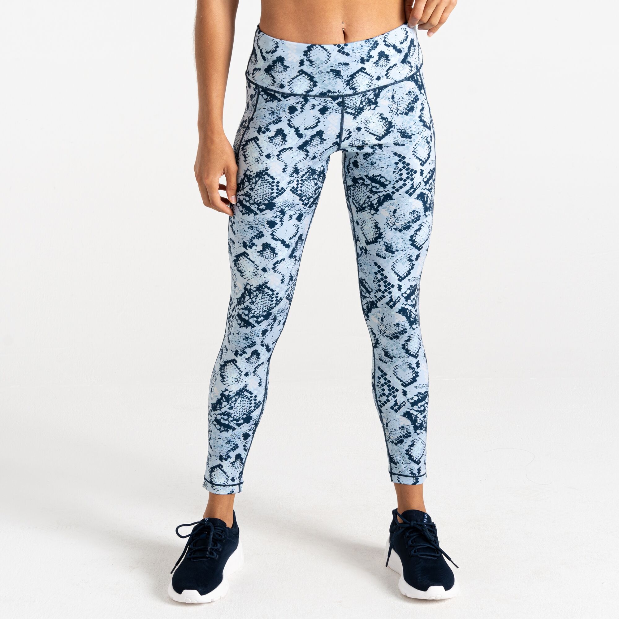Dare 2b Dare 2b Legginsy sportowe damskie szybkoschnące Influential II Niebieski