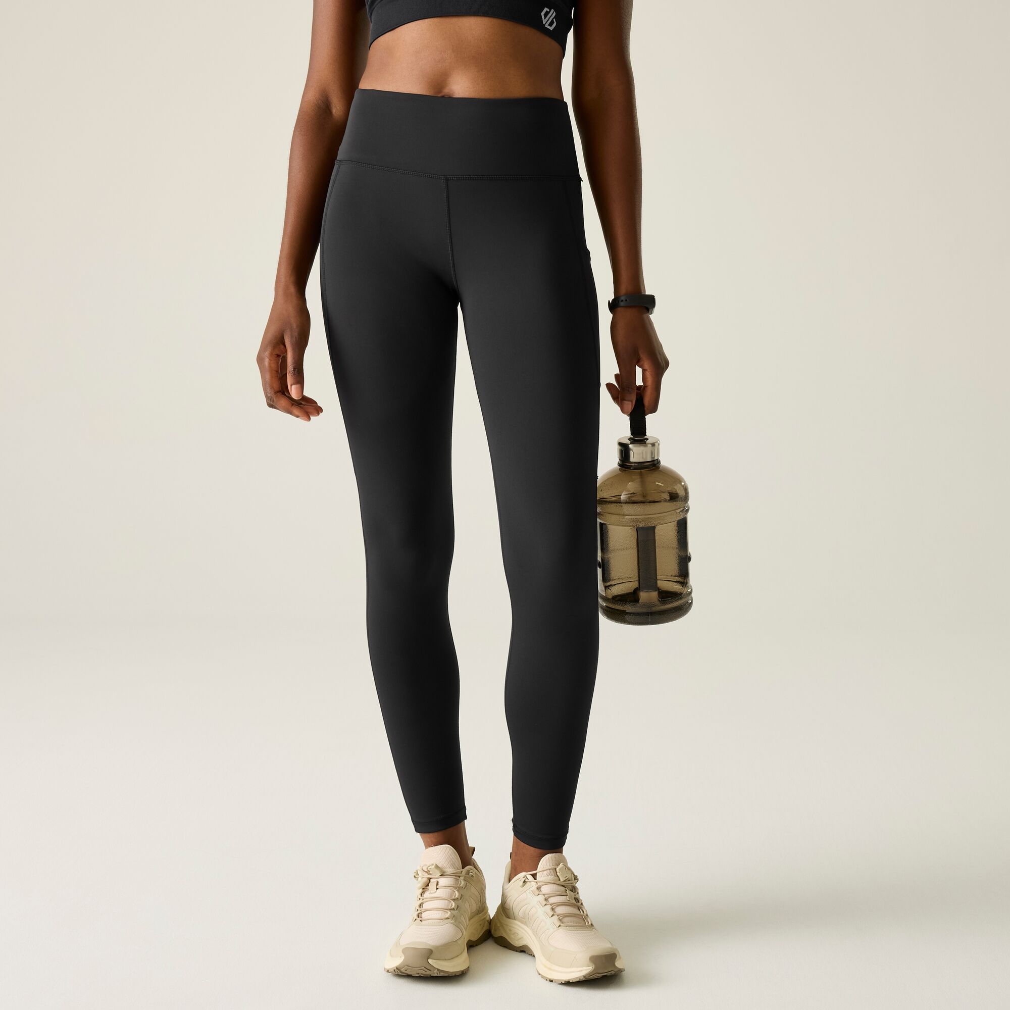 Dare 2b Legginsy sportowe damskie Influential II Czarny