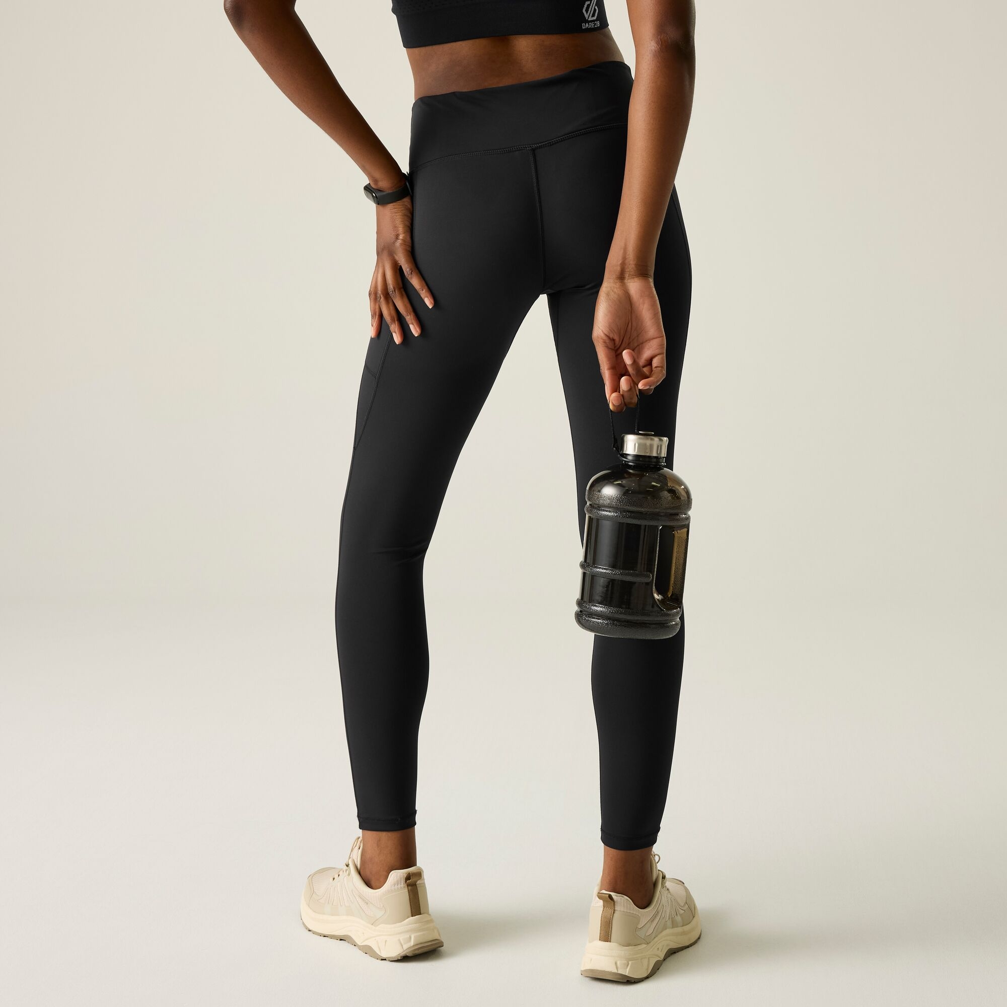 Dare 2b Legginsy sportowe damskie Influential II Czarny