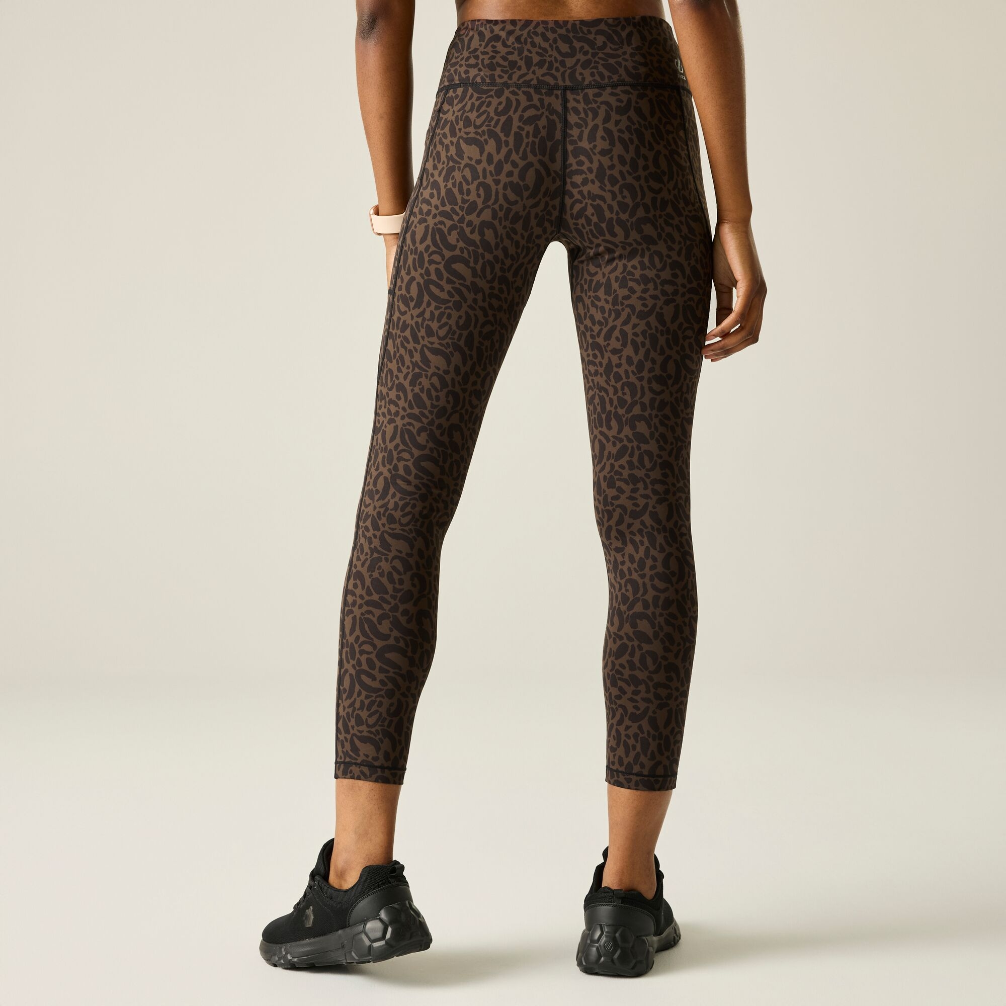 Dare 2b   Legginsy sportowe damskie szybkoschnące Influential II Brązowy