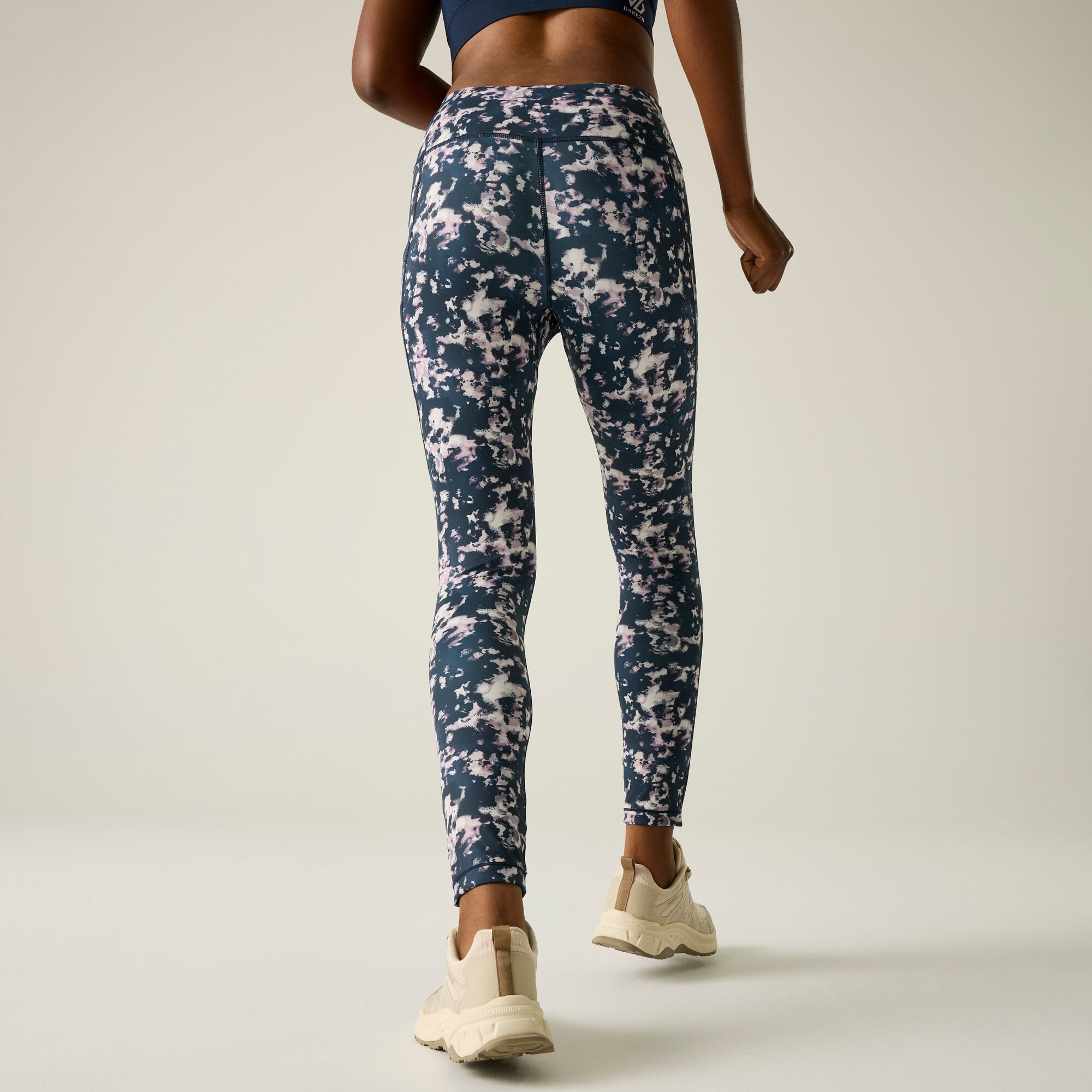 Dare 2b   Legginsy sportowe damskie szybkoschnące Influential II Niebieski