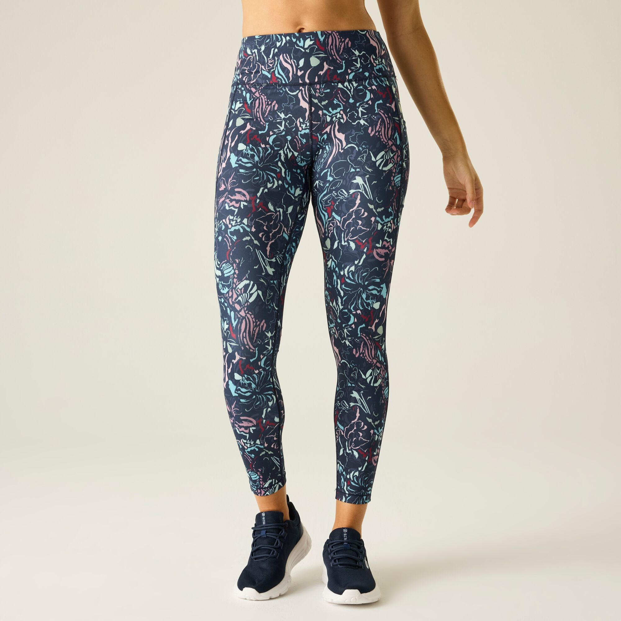Dare 2b Dare 2b Legginsy sportowe damskie szybkoschnące Influential II Niebieski