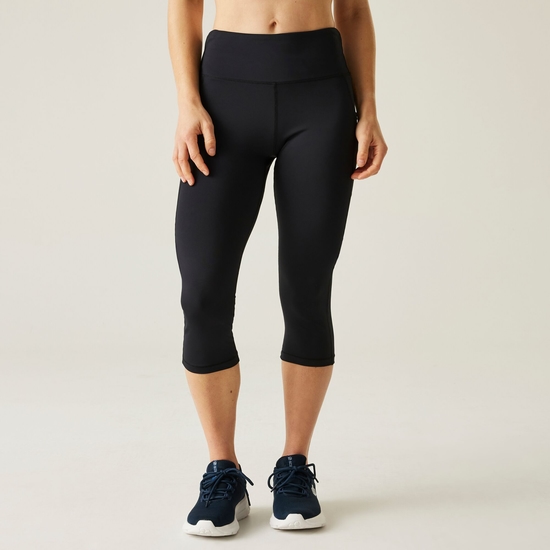 Dare 2b - Legginsy sportowe damskie 3/4 Influential II Czarny
