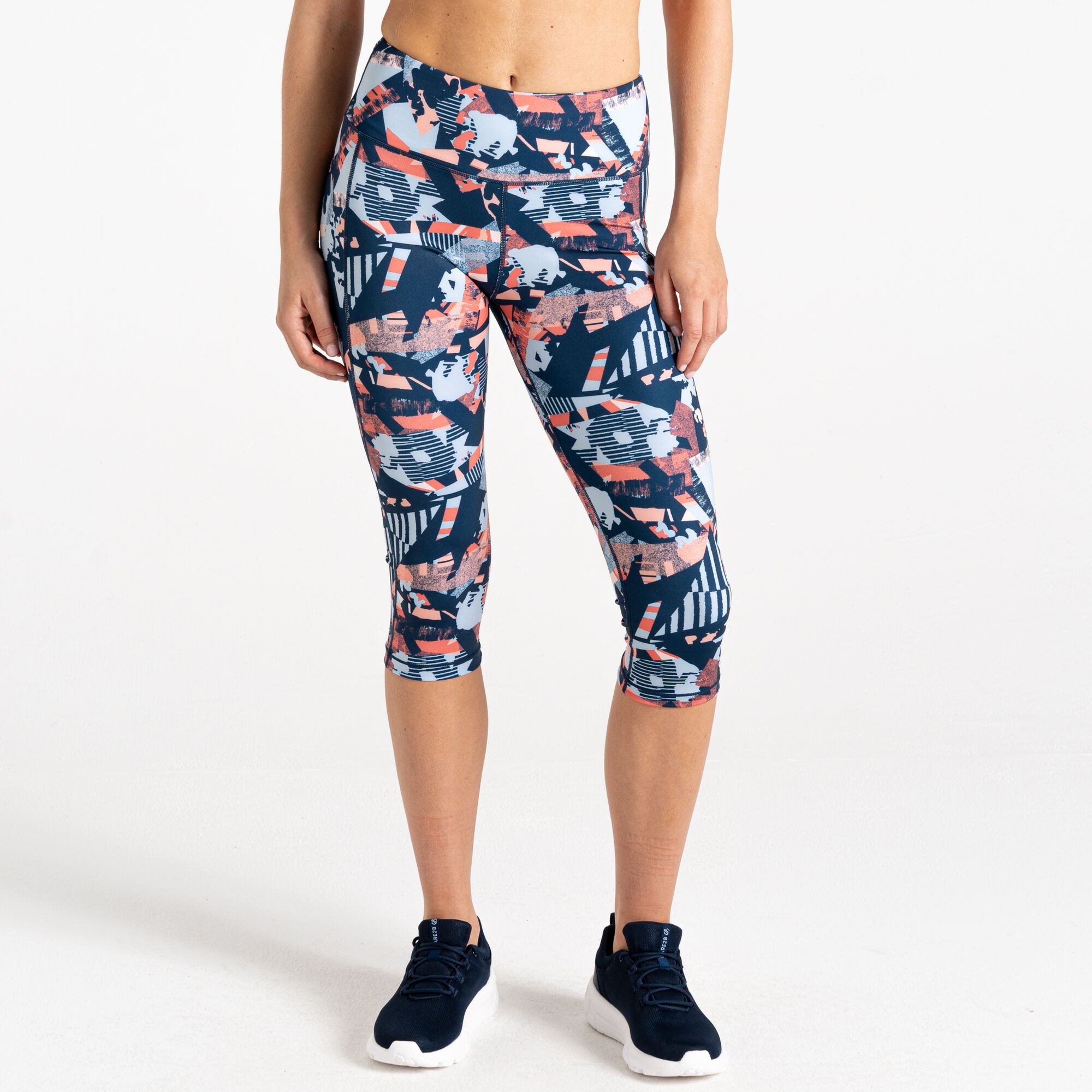 Dare 2b - Damskie Legginsy 3/4 Influential II Niebieski