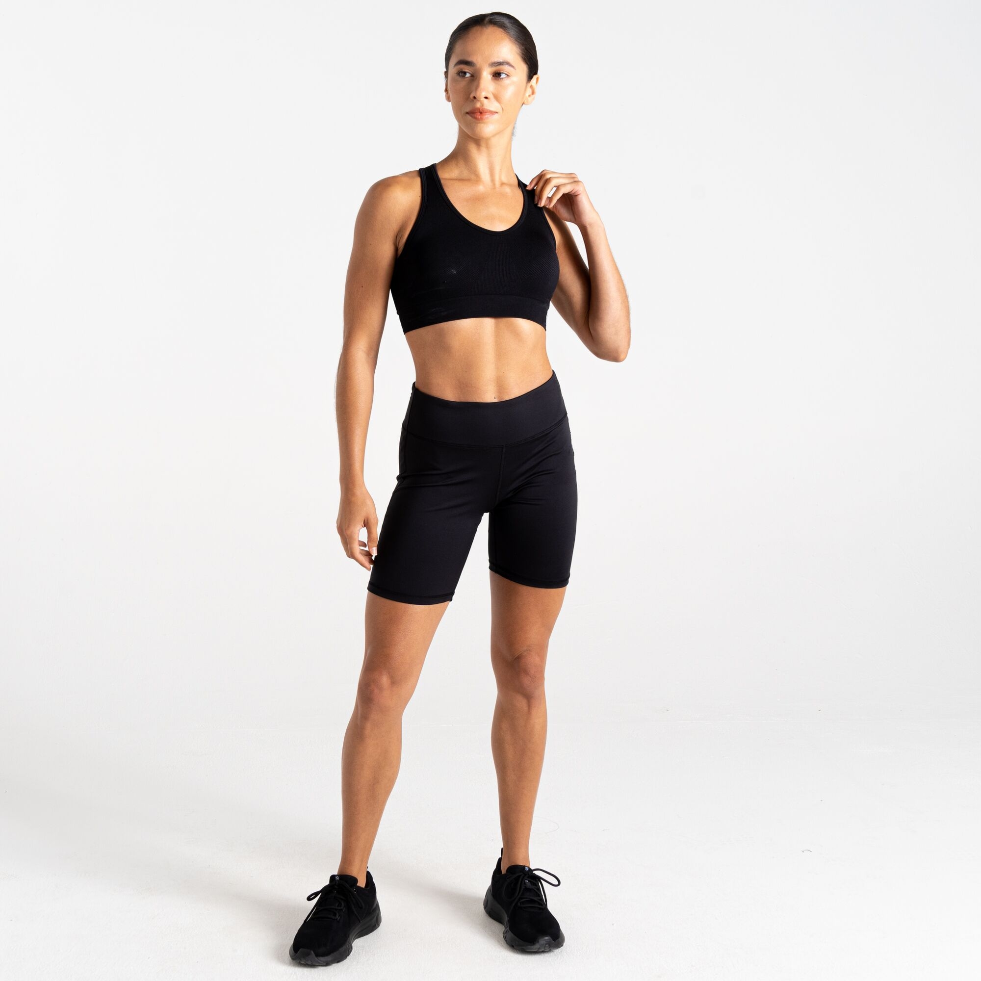 Dare 2b Spodenki sportowe damskie szybkoschnące Upbeat Czarny