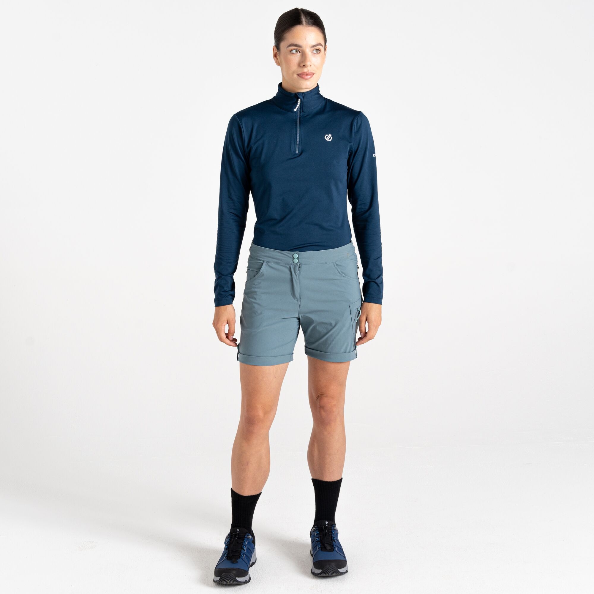 Dare 2B Women's Melodic Iii Walking Shorts - Grey Size 8