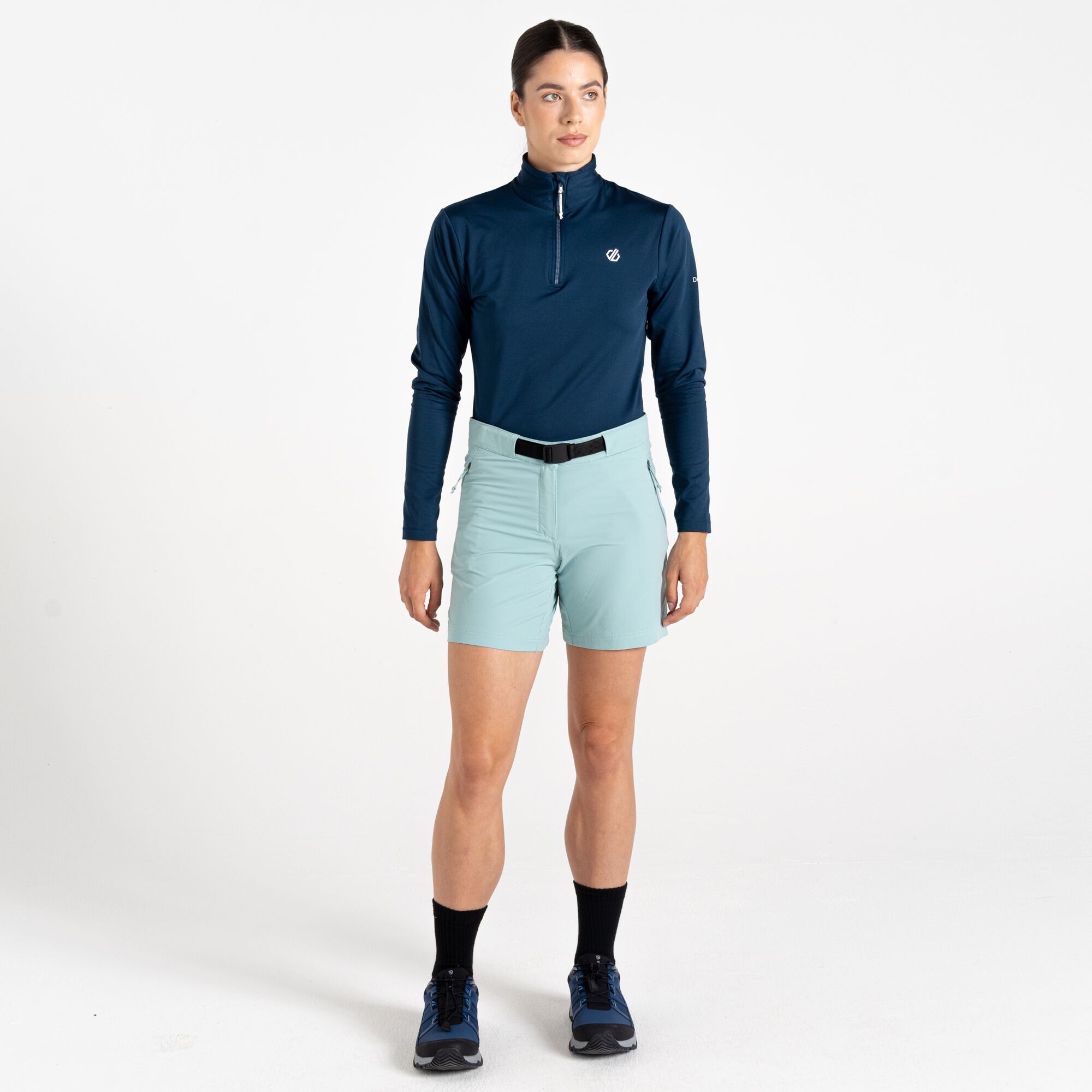 Dare 2b - Damskie Spodenki Trekkingowe Melodic Pro II Zielony, Rozmiar: 36