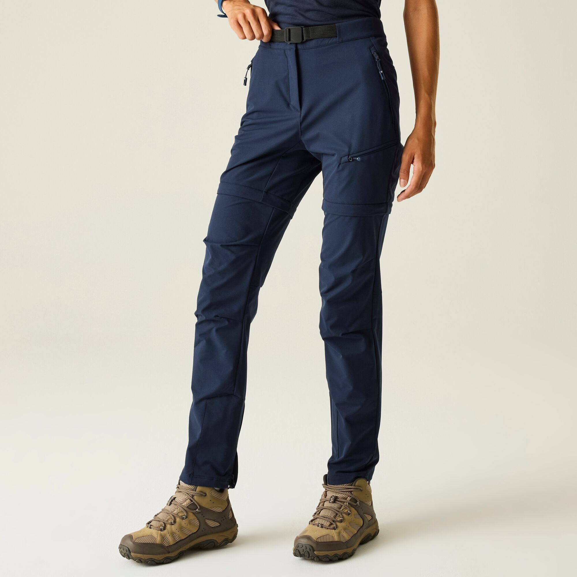 Dare 2b Spodnie trekkingowe damskie z odpinanymi nogawkami Melodic Pro Niebieski