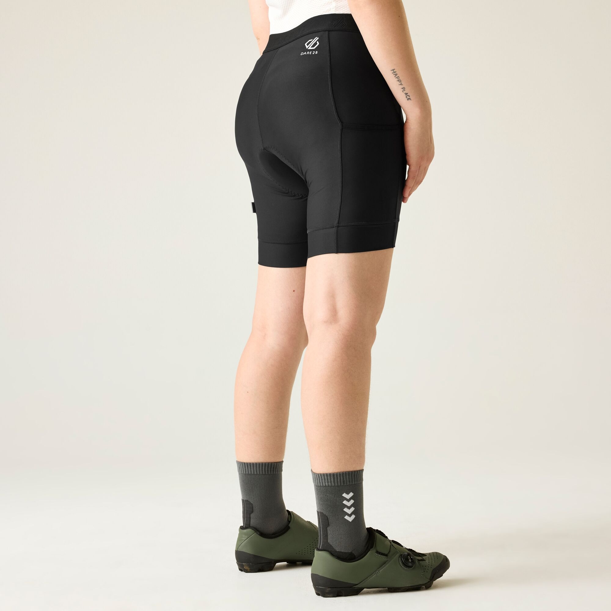 Dare 2b   Spodenki rowerowe damskie odblaskowe Prompt II Czarny