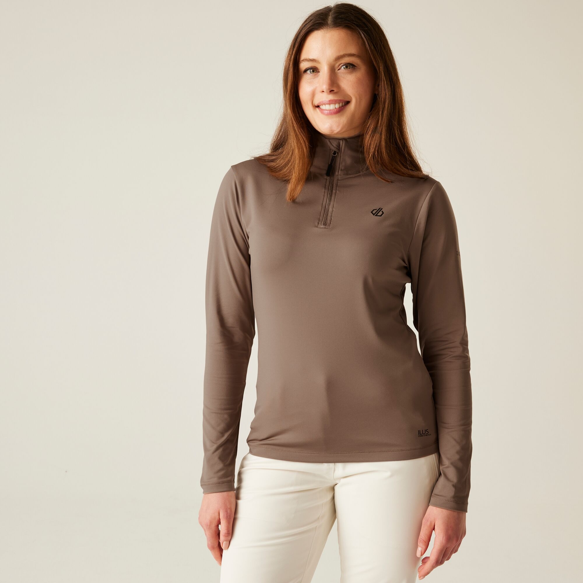 Dare 2b Bluza damska z suwakiem Lowline II Beżowe