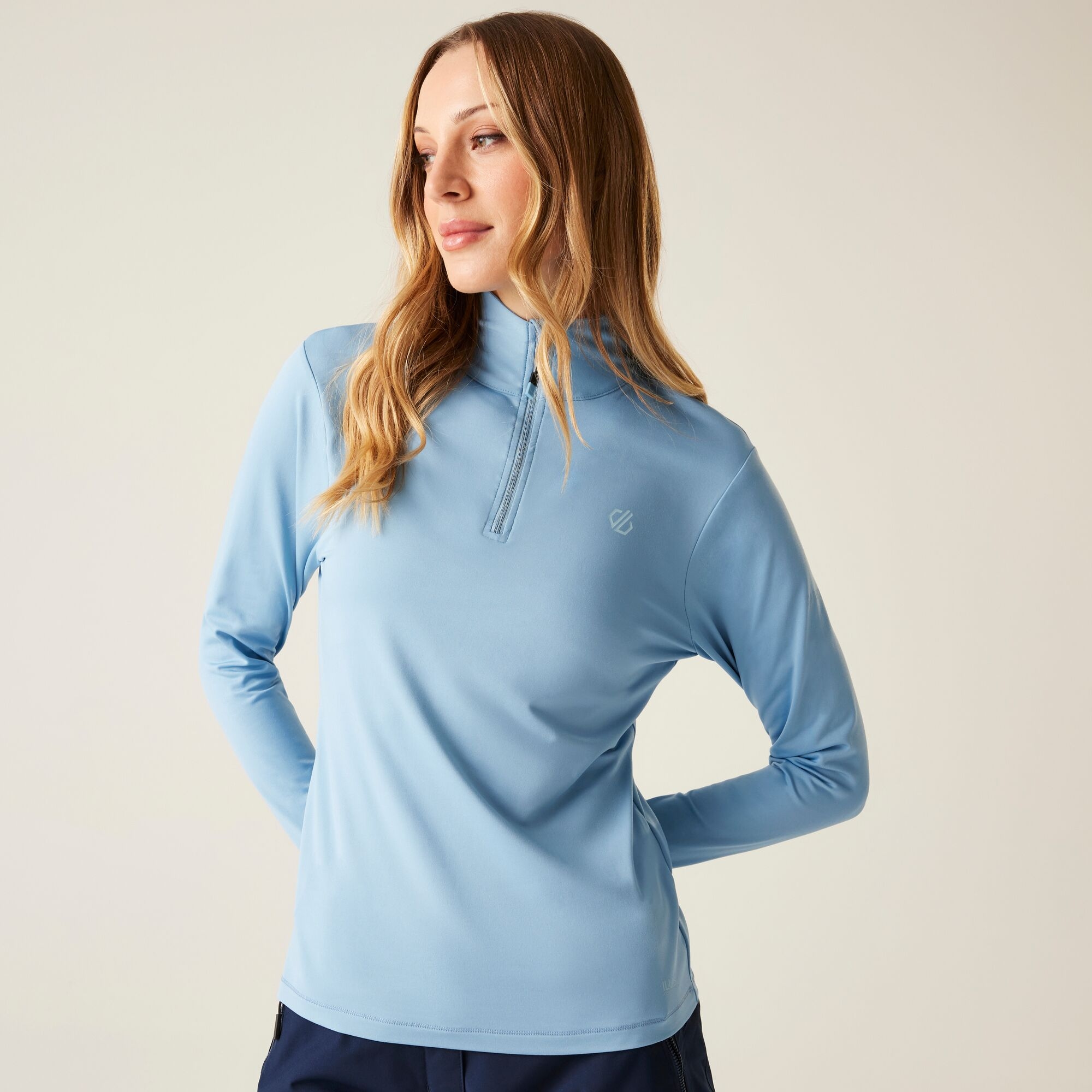 Dare 2b   Bluza damska z suwakiem Lowline II Niebieski