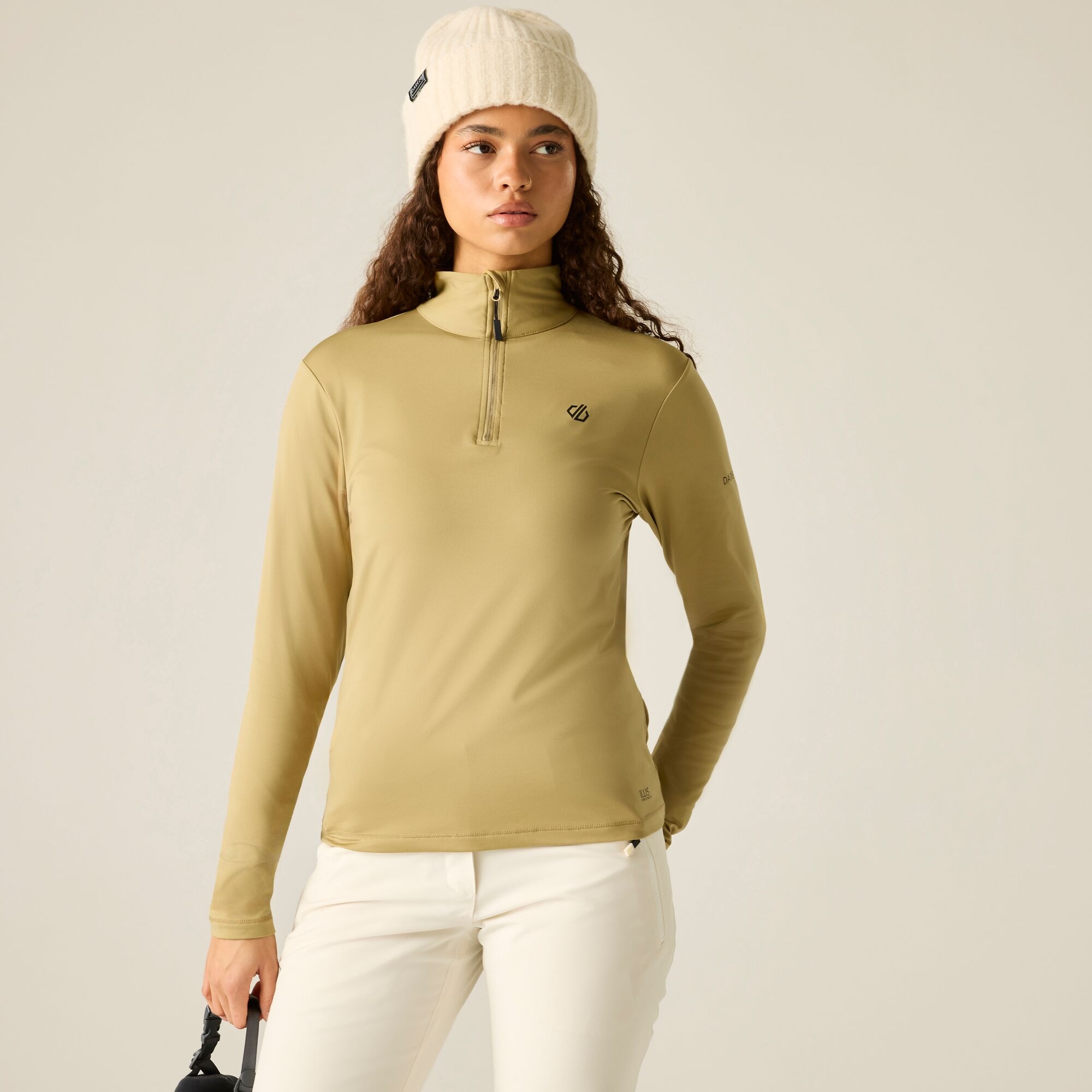 Dare 2b   Bluza damska z suwakiem Lowline II Beżowe