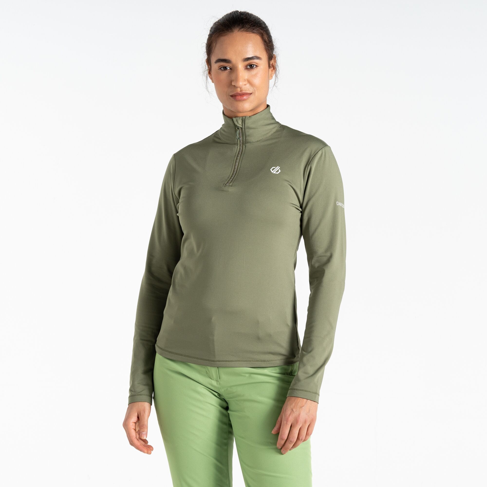Dare 2b - Damska Bluza Narciarska Lowline II Zielony, Rozmiar: 42