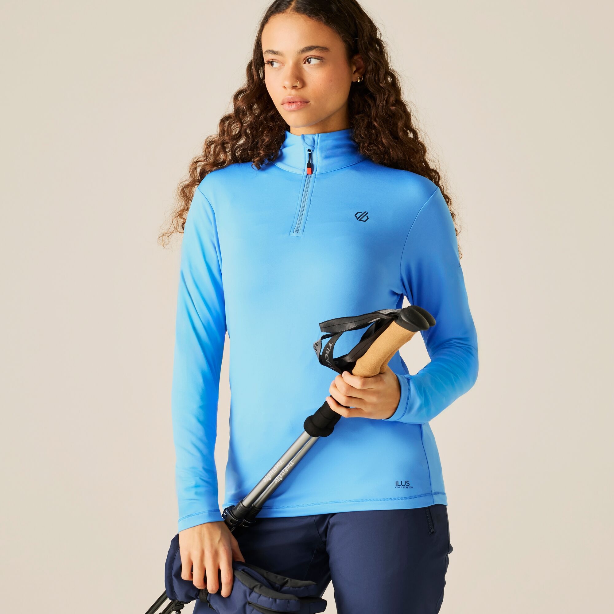 Dare 2B Lowline Ii Core Stretch Midlayer Size: 8 Women's Blue