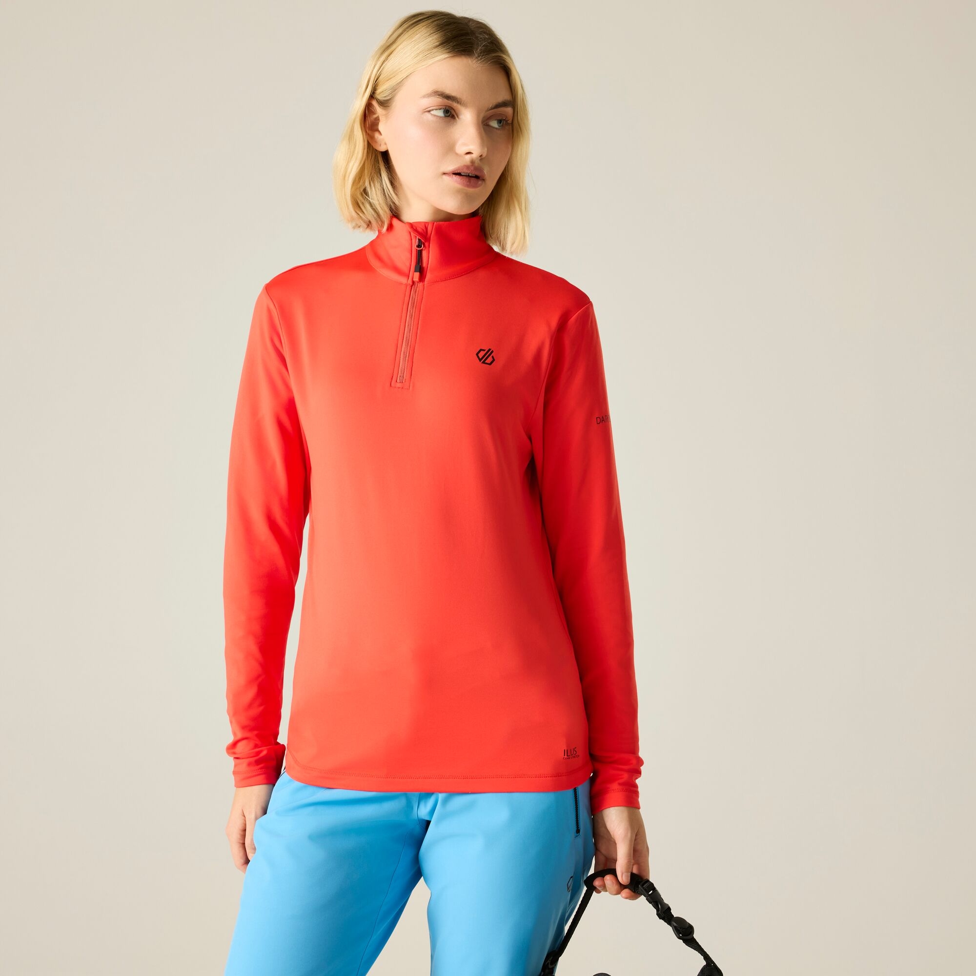 Dare 2B Women's Lowline Ii Core Stretch Midlayer - Orange Size 16