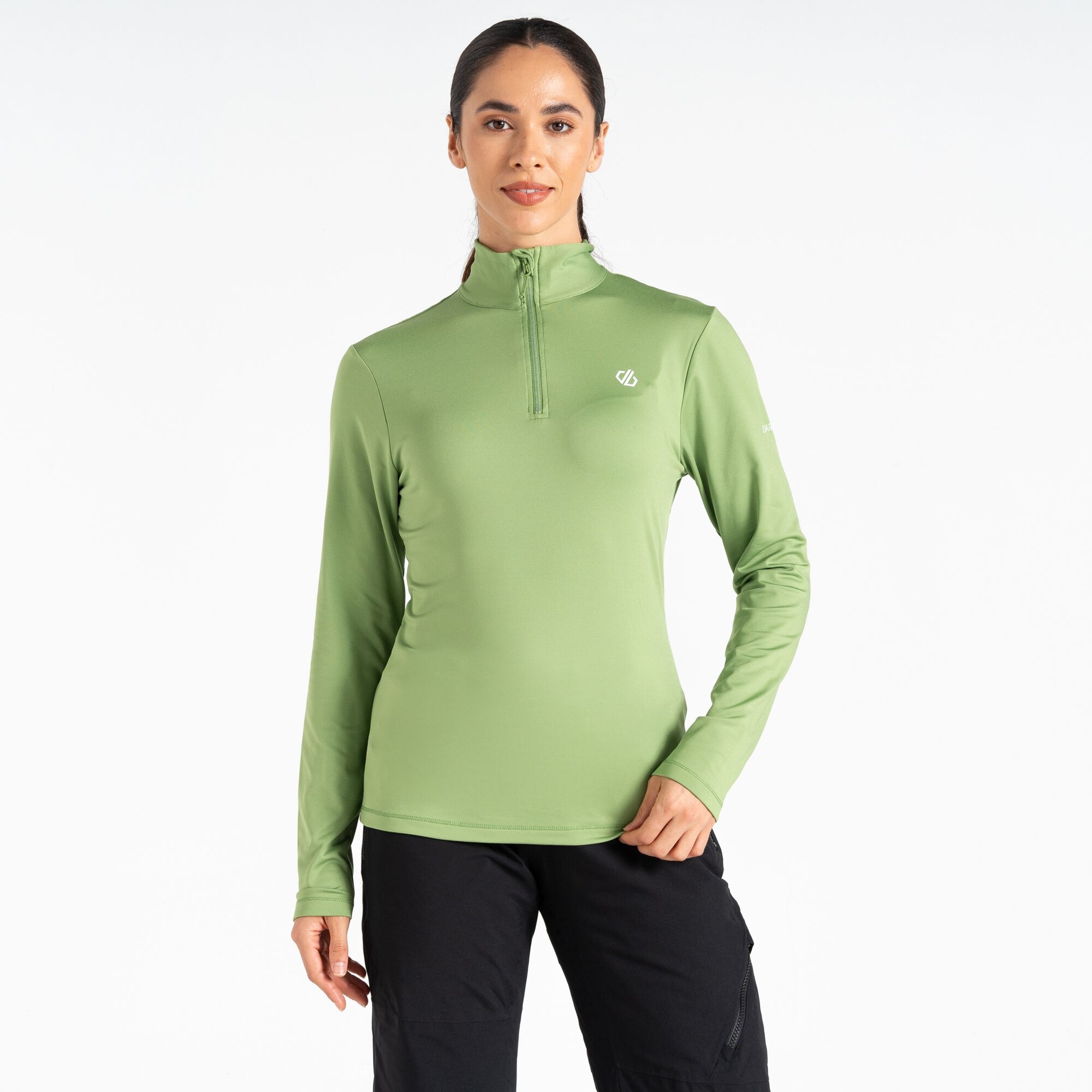 Dare 2b   Bluza damska z suwakiem Lowline II Zielony
