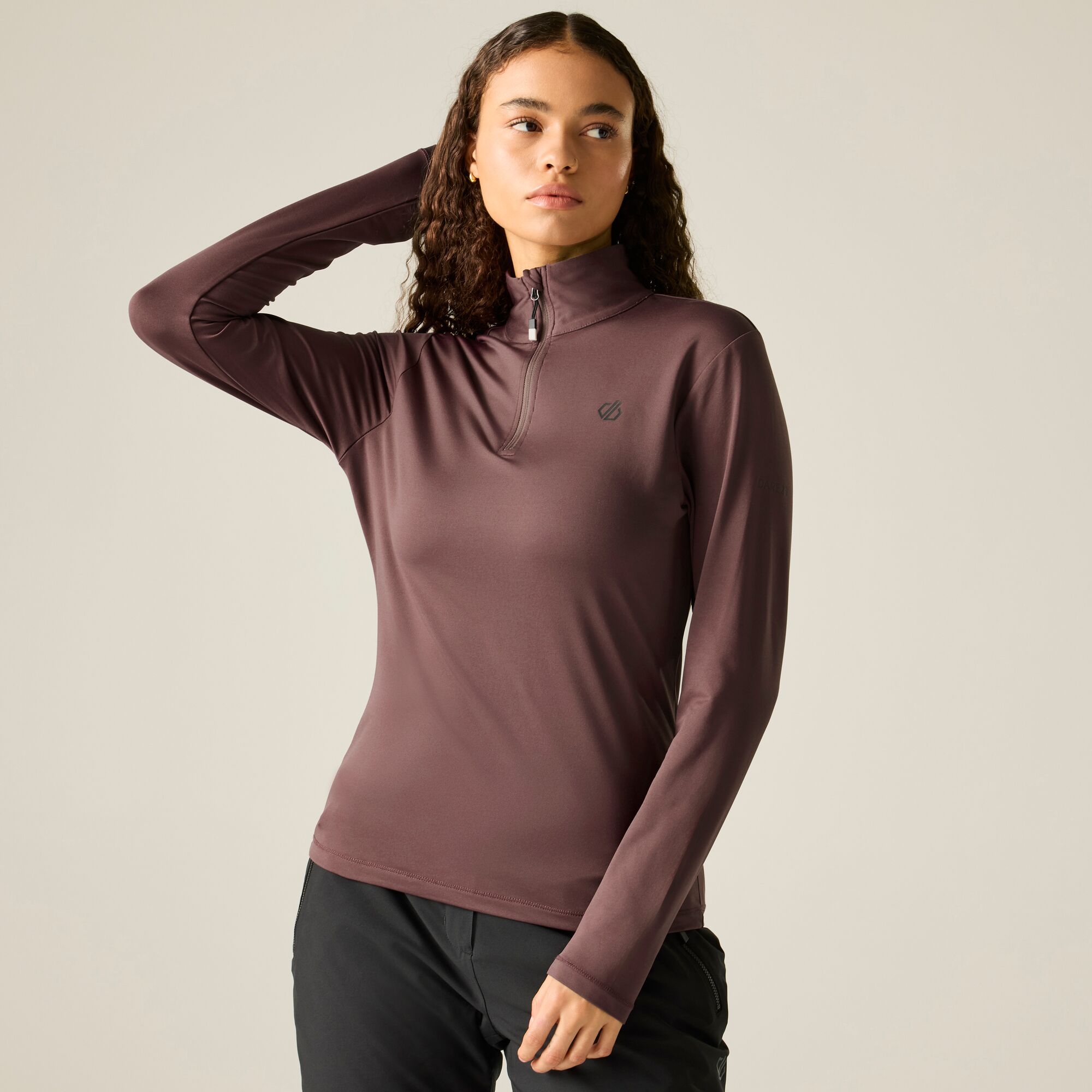Dare 2B Women's Purple Lowline Ii Core Stretch Midlayer Size: 14 - Image 4