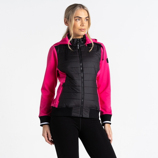 Dare 2b - Women's Fend Jacket Black/Pure Pink
