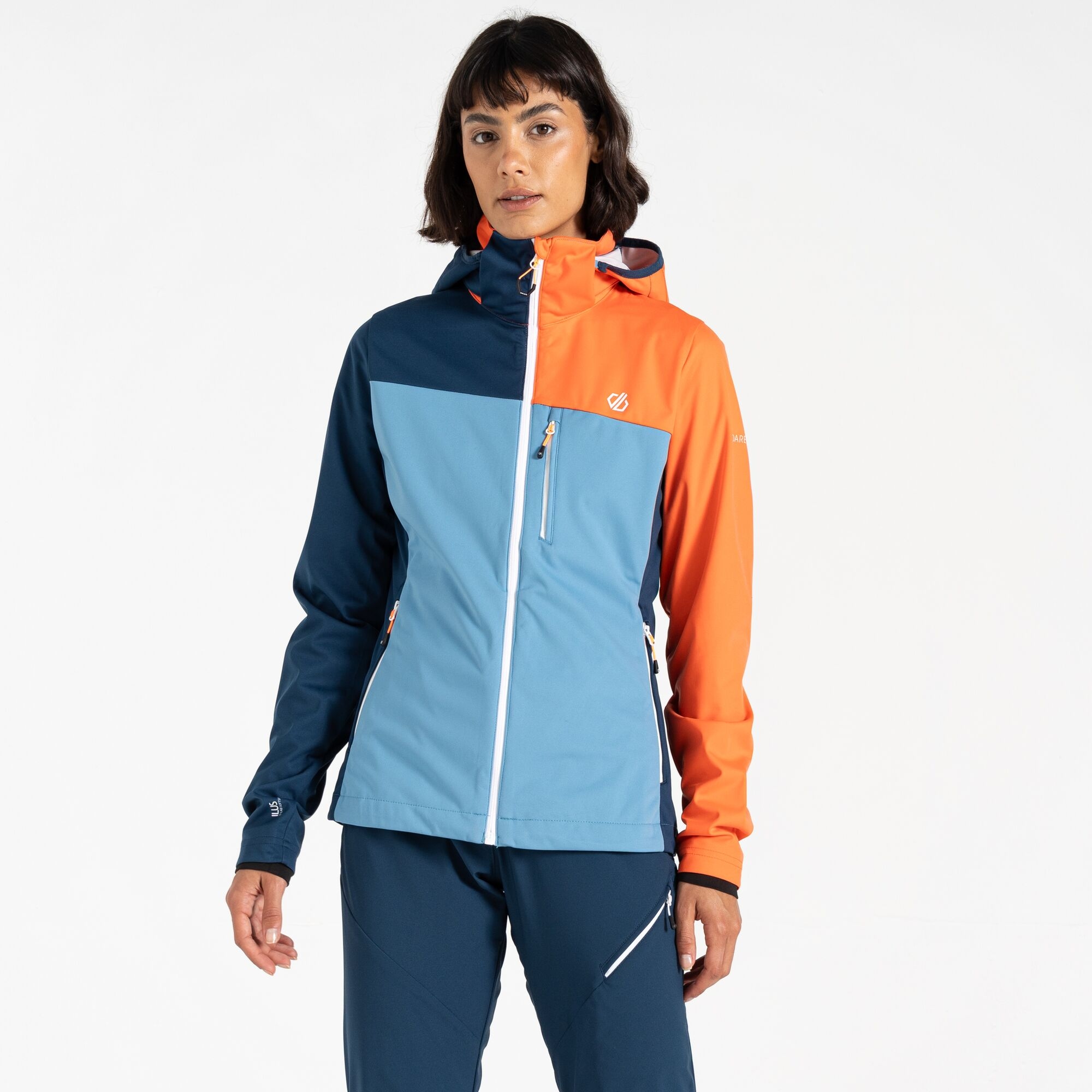 Dare 2b - Damski Softshell Lexan Niebieski, Rozmiar: 36