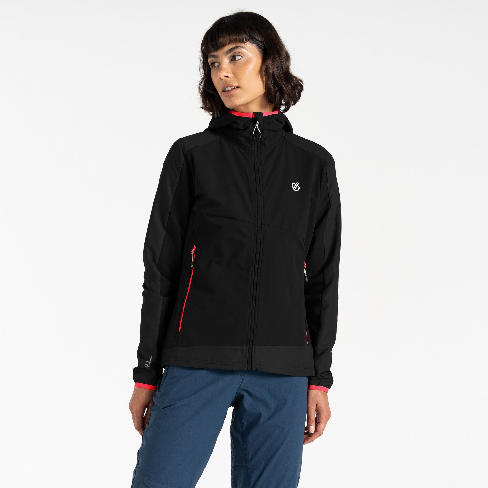 Dare 2B - Women's Water-Repellent Avidly Ii Softshell Jacket Black, Size: 8 - Sale