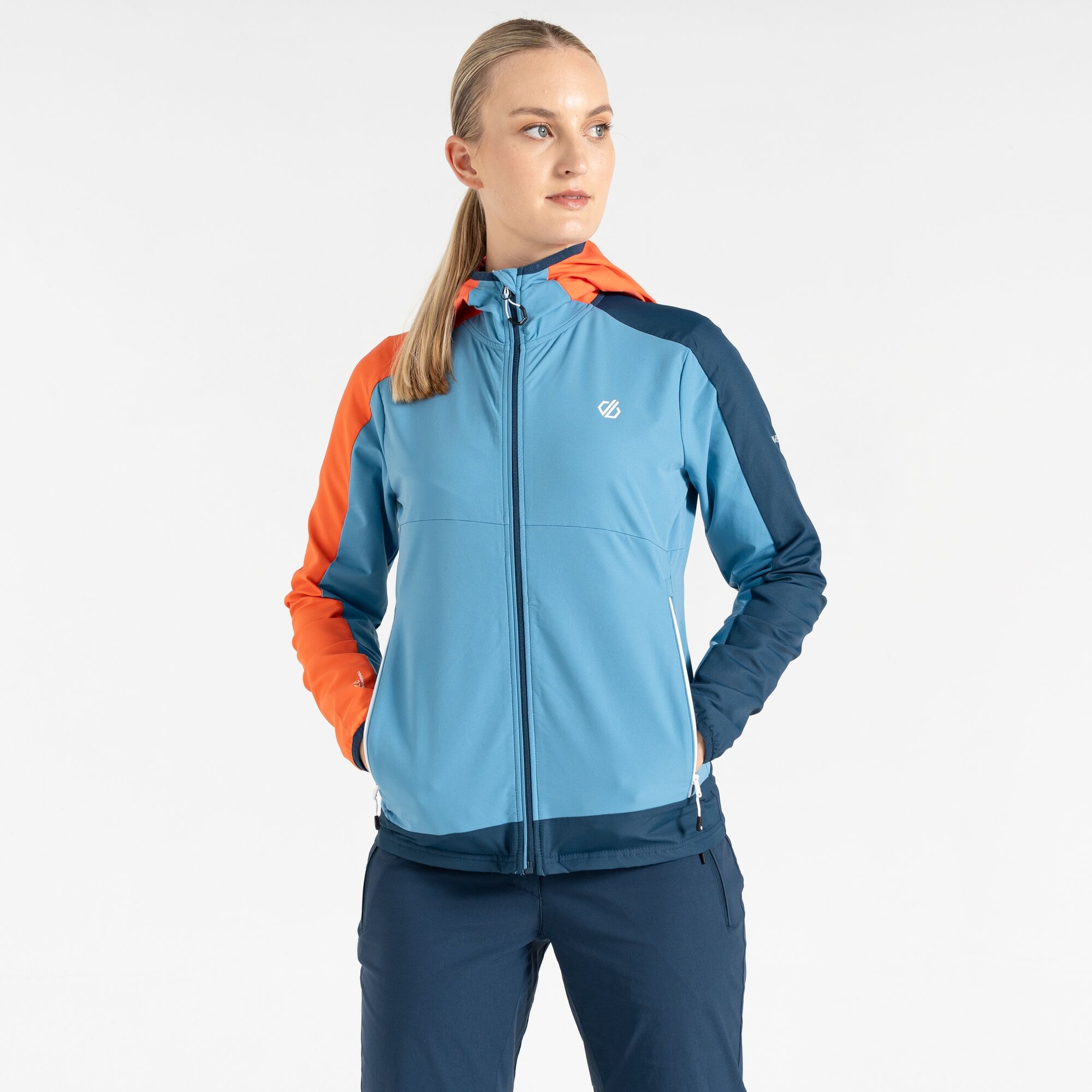 Dare 2b - Damski Softshell Avidly II Niebieski, Rozmiar: 38