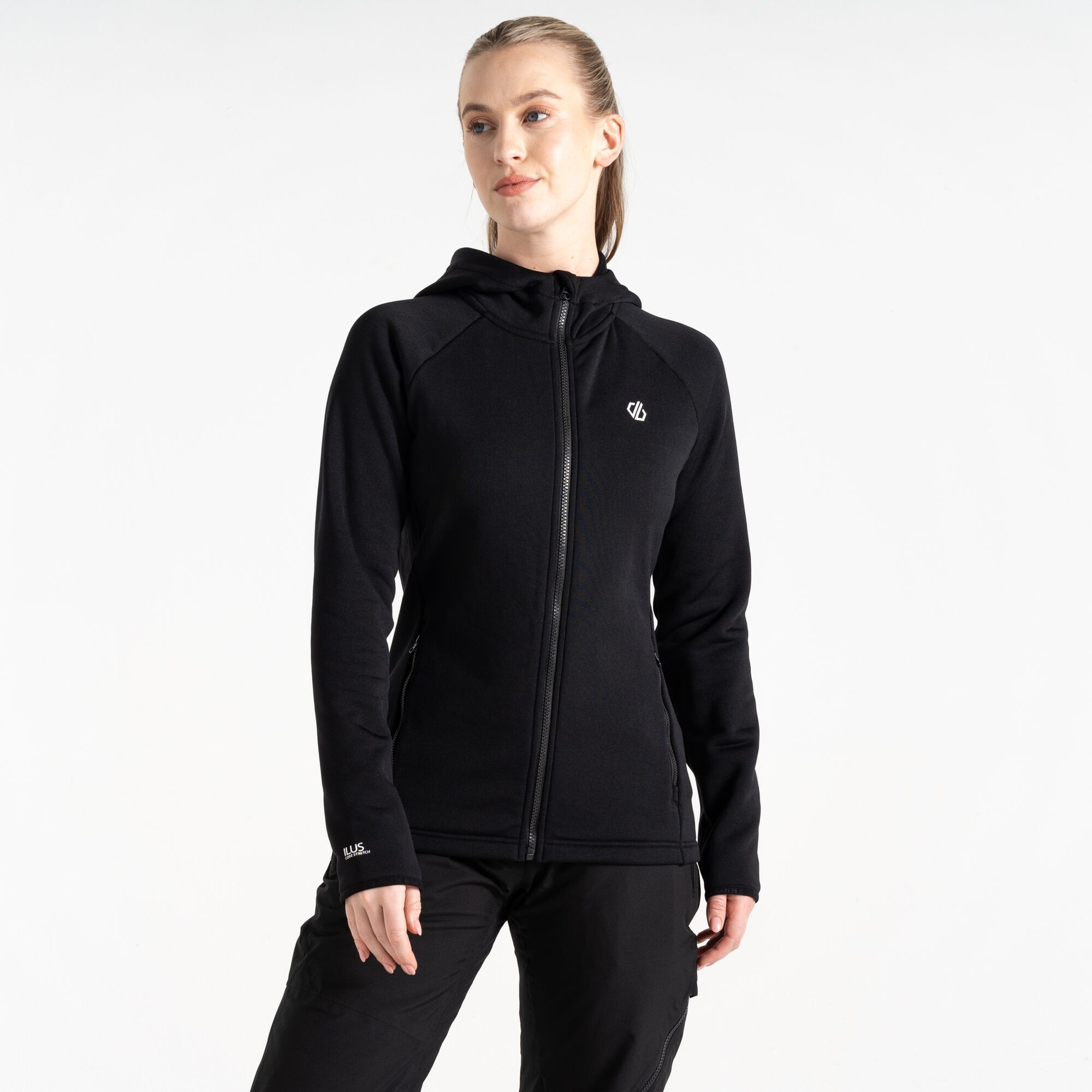 Dare 2b - Damska Bluza Density Core Stretch Czarny, Rozmiar: 42