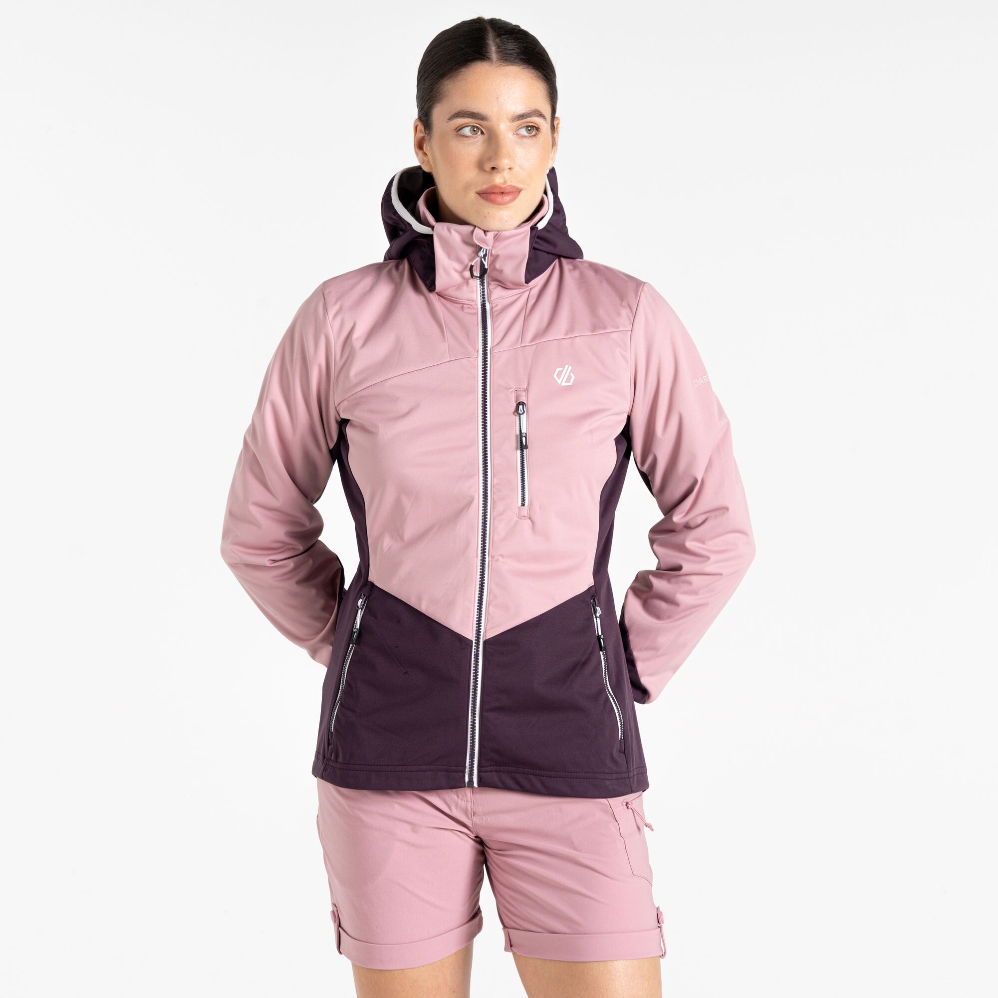 Dare 2b - Damski Softshell Lexan Różowy, Rozmiar: 40