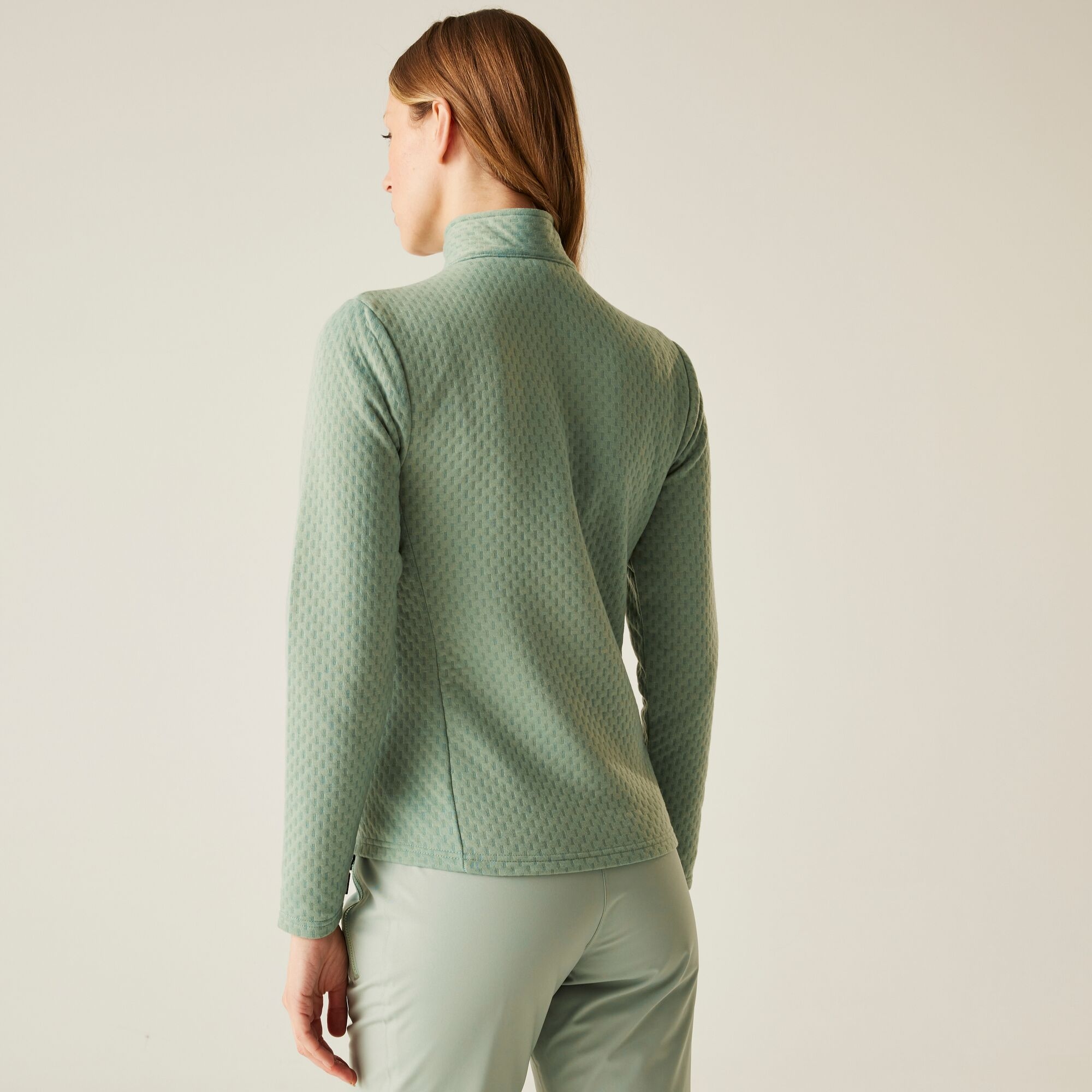 Dare 2b   Bluza damska z suwakiem 1/4 Blindside Zielony