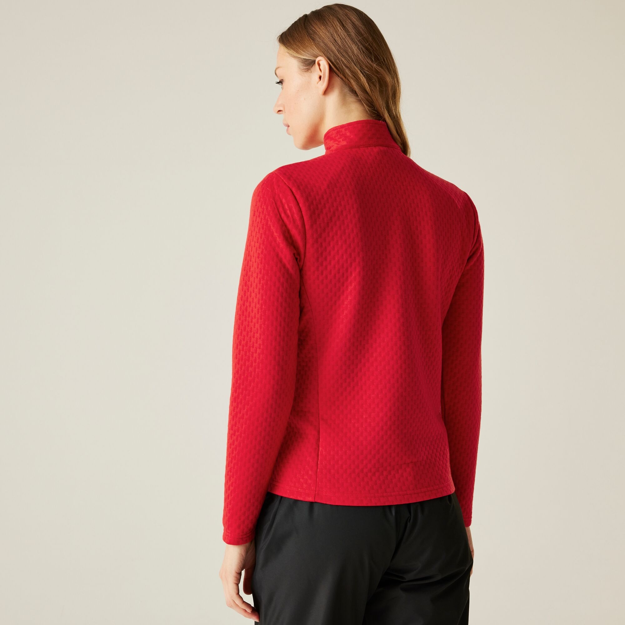 Dare 2b   Bluza damska z suwakiem 1/4 Blindside Czerwony