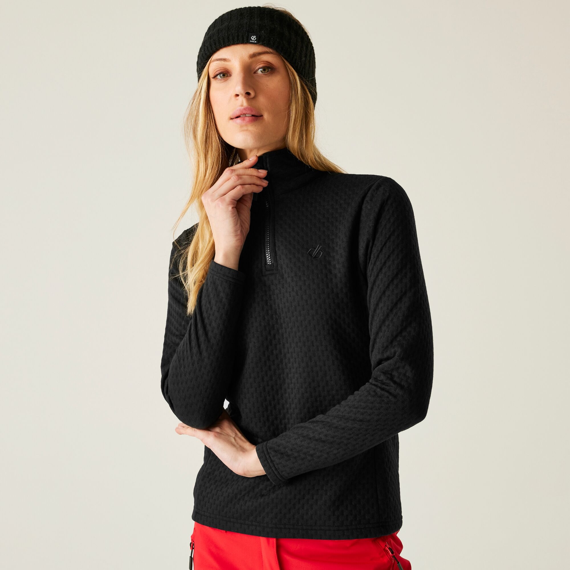 Dare 2b Bluza damska z suwakiem 1/4 Blindside Czarny