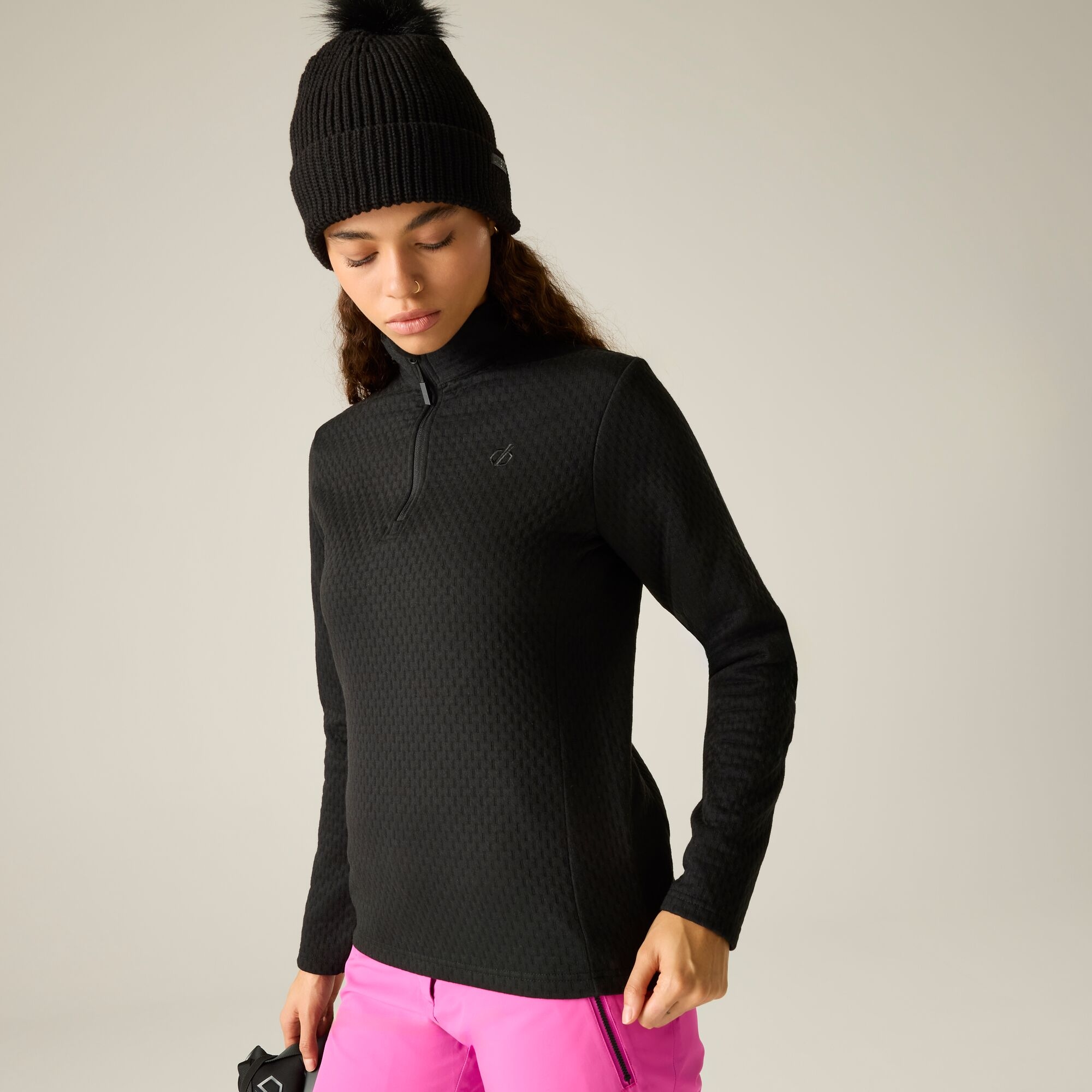 Dare 2b Bluza damska z suwakiem 1/4 Blindside Czarny