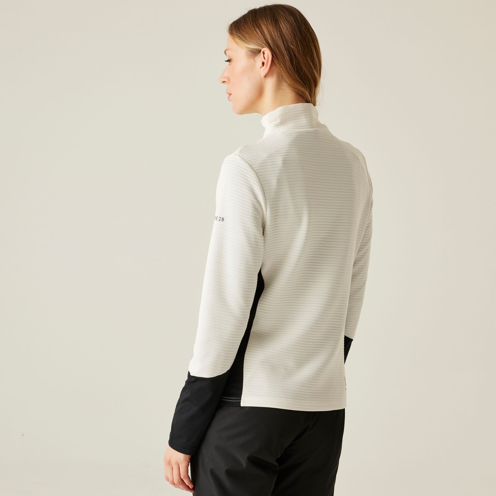 Dare 2b Bluza damska z suwakiem 1/4 Iced Beżowy