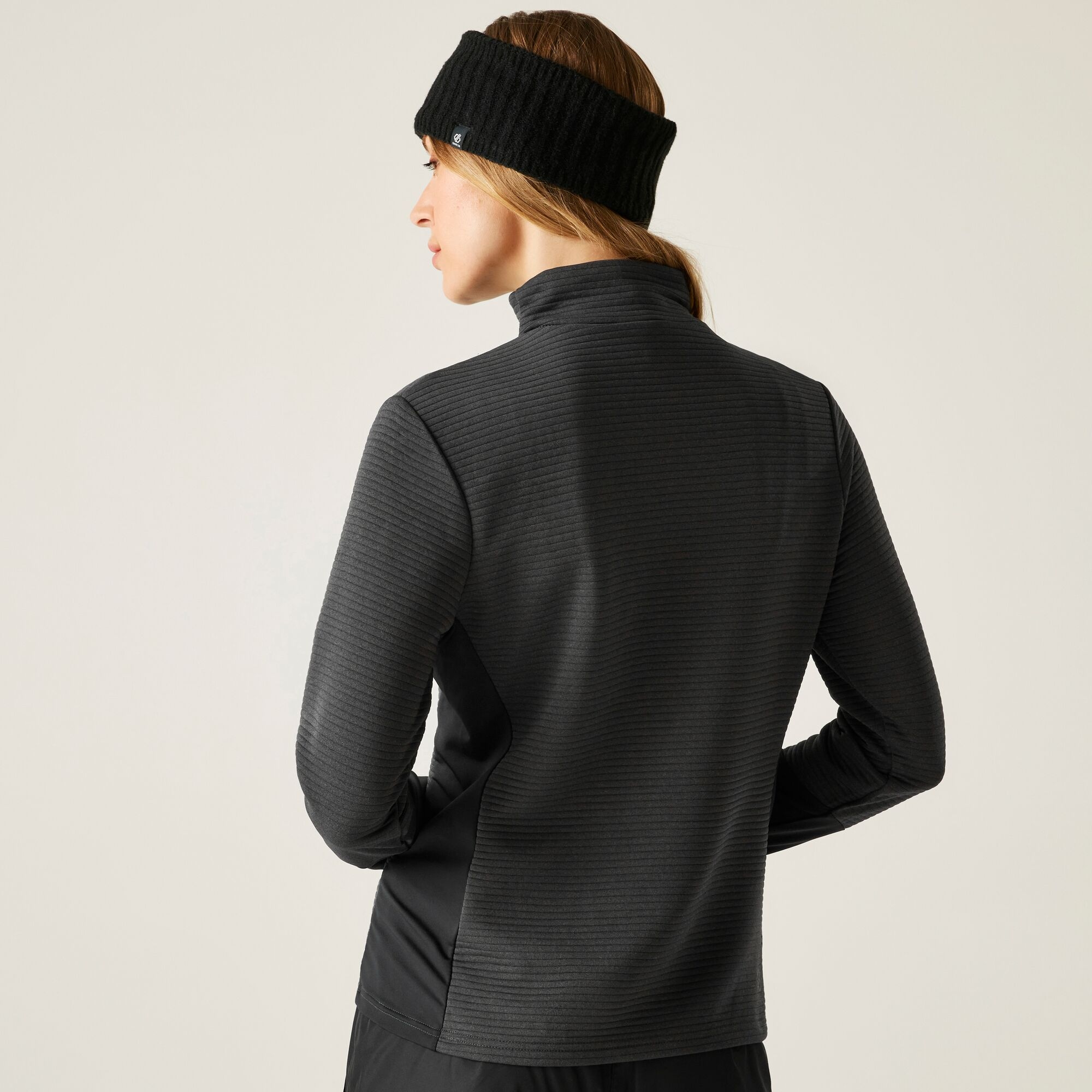 Dare 2b Bluza damska z suwakiem 1/4 Iced Czarny