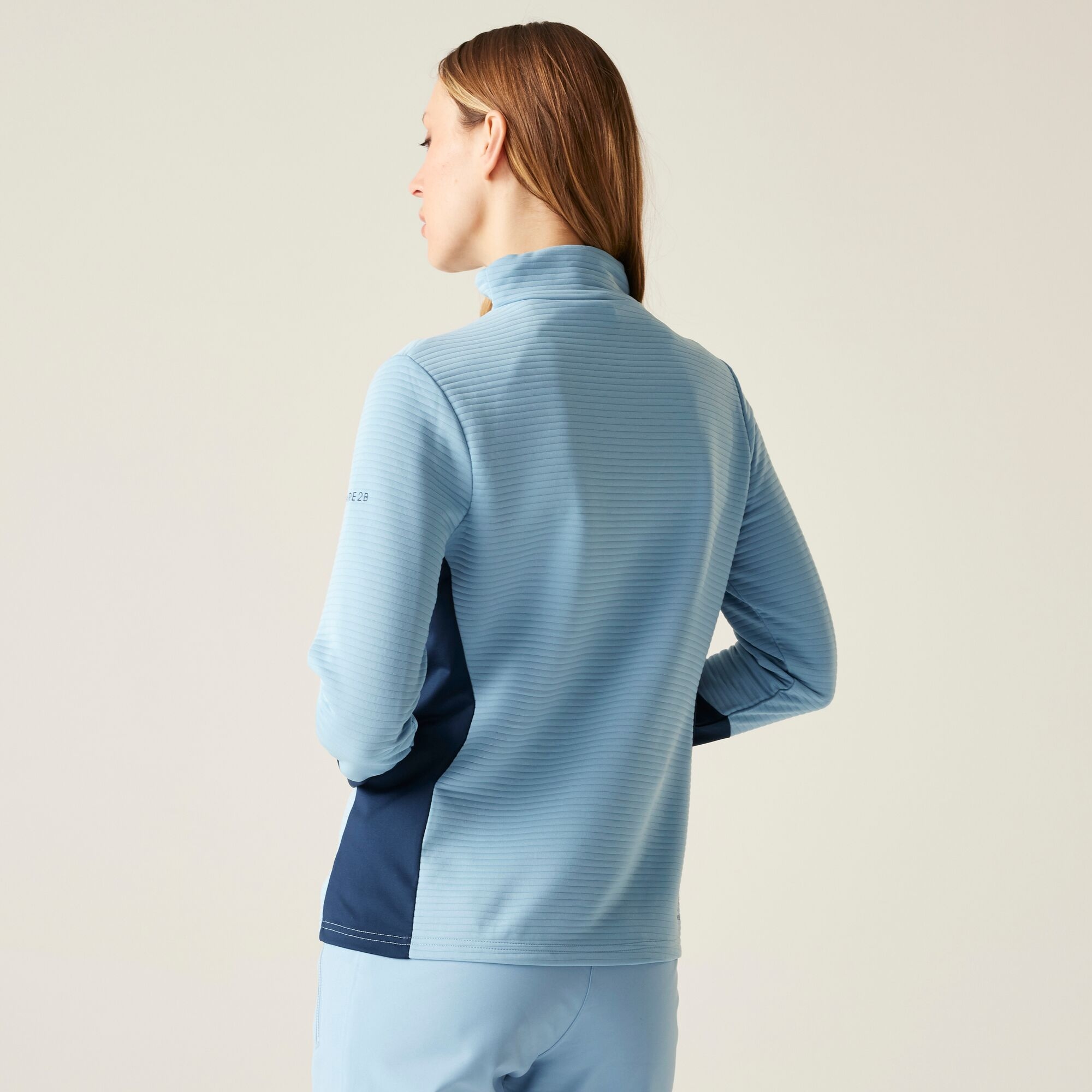 Dare 2b Bluza damska z suwakiem 1/4 Iced Niebieski