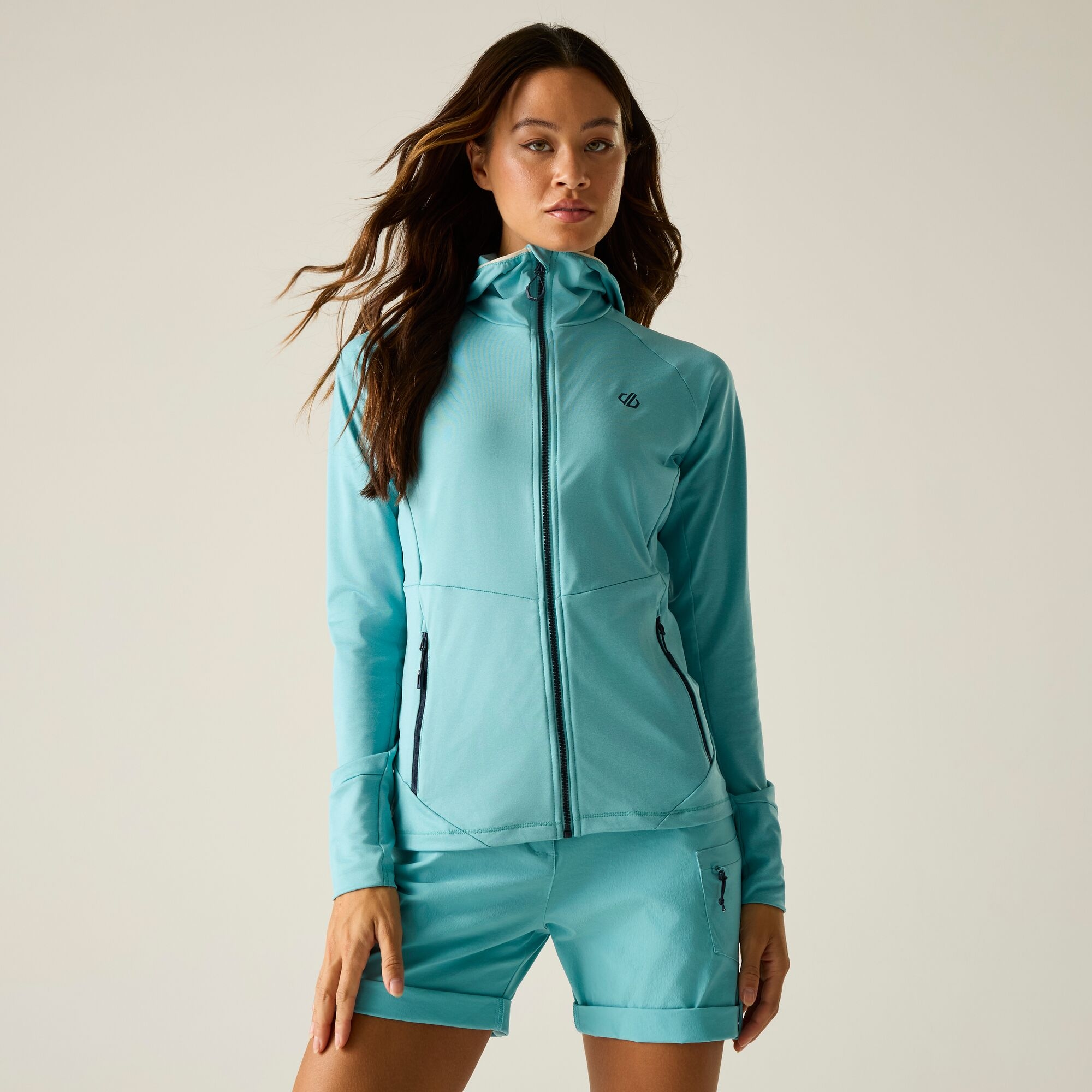 Dare 2b Bluza damska rozpinana z kapturem Nomadic Niebieski