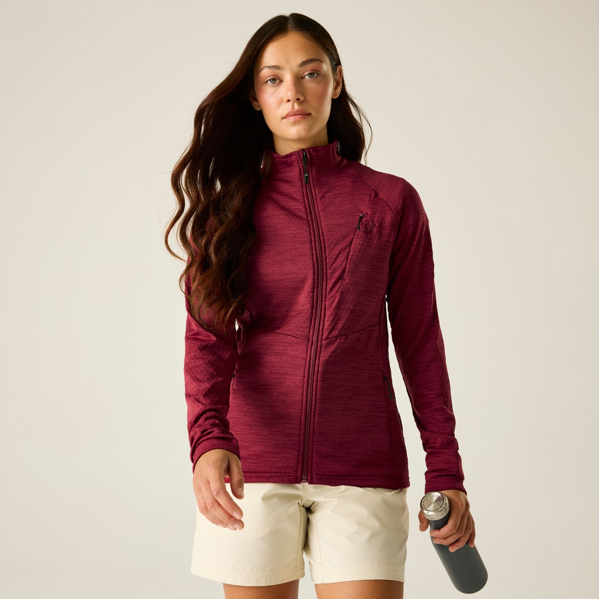 Dare 2B Women's Emerging Iii Stretch Midlayer - Red Size 10